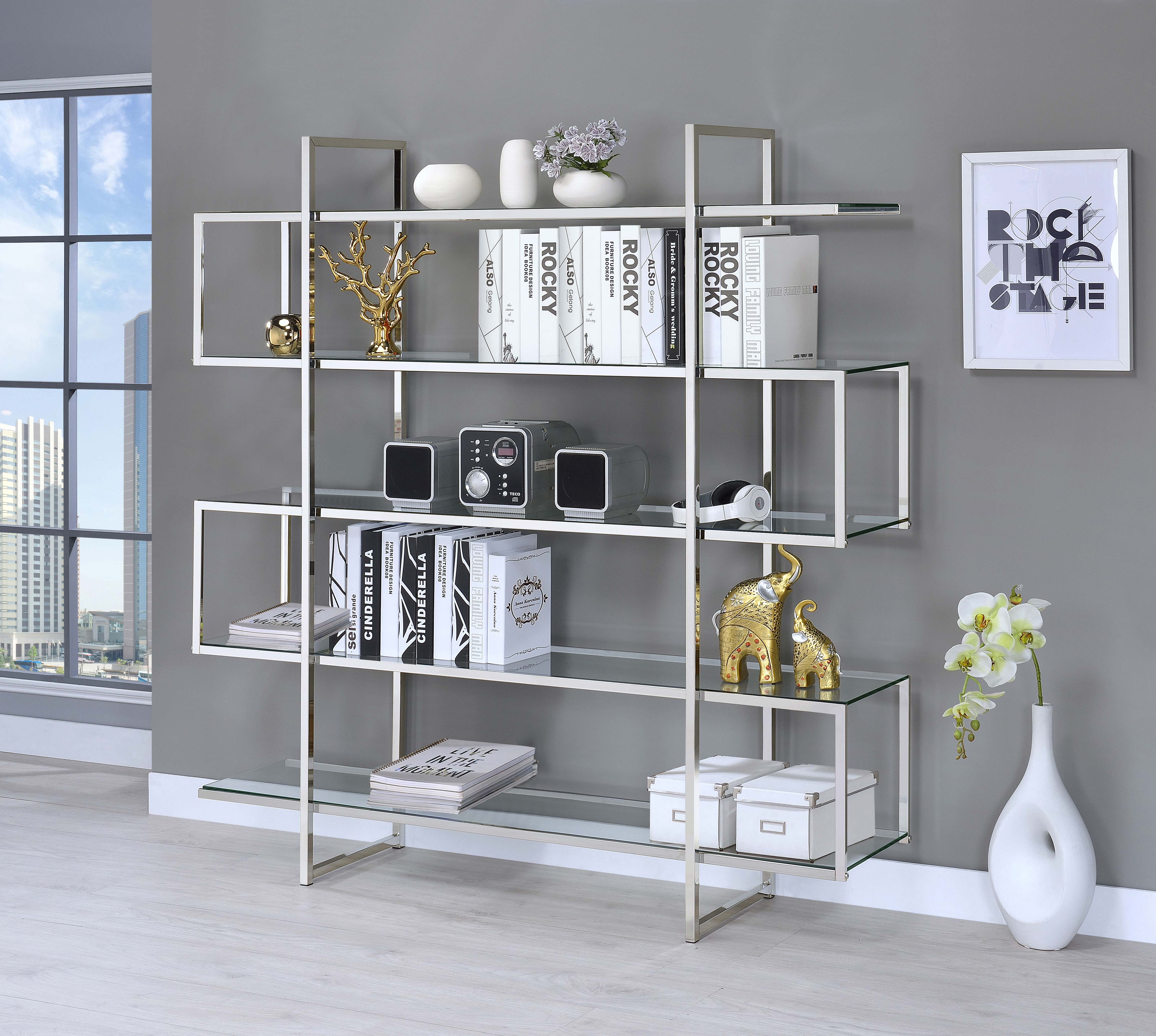 Elmer Bookshelf - Luxury Home Furniture (MI)
