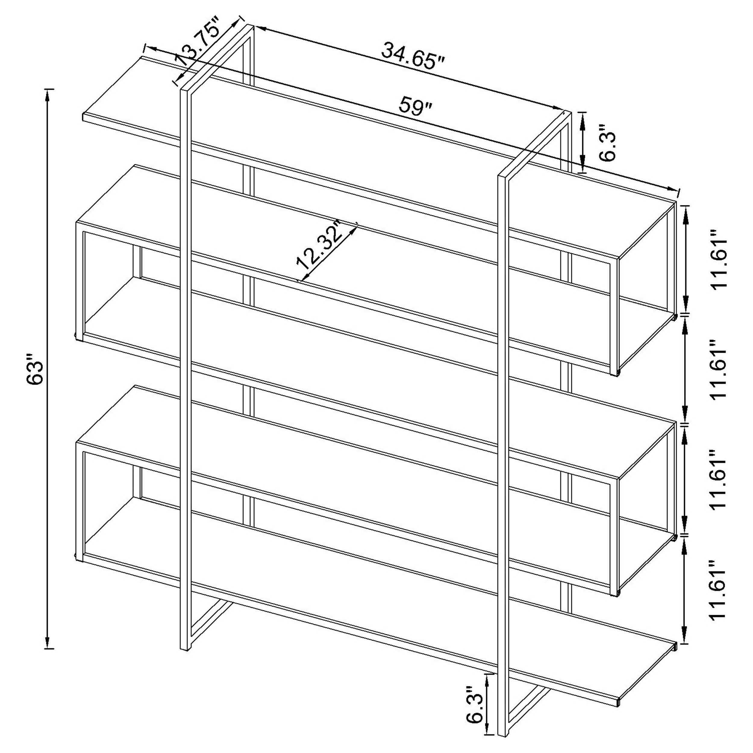 Elmer Bookshelf - Luxury Home Furniture (MI)