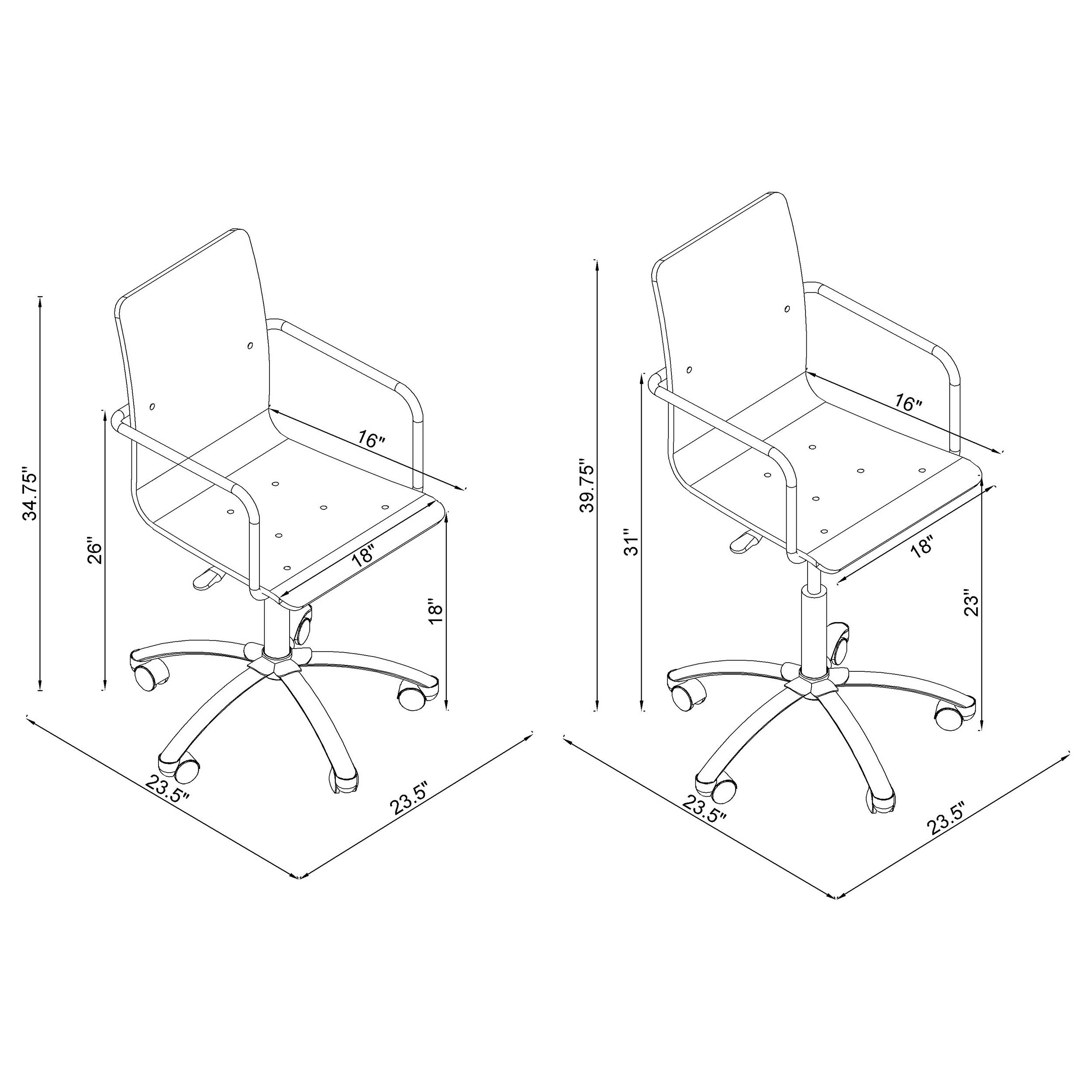 Amaturo Office Chair - Luxury Home Furniture (MI)