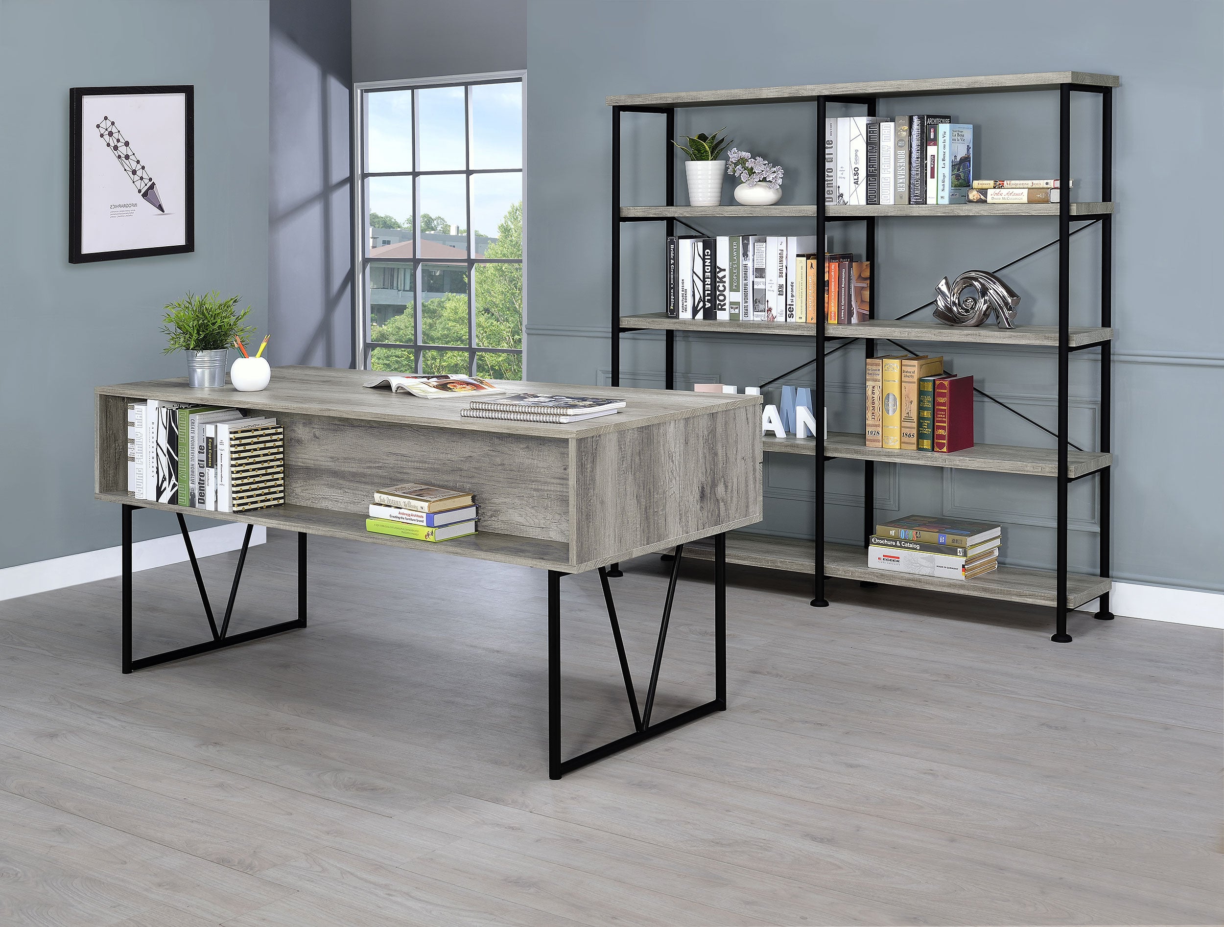 Analiese Bookshelf - Luxury Home Furniture (MI)