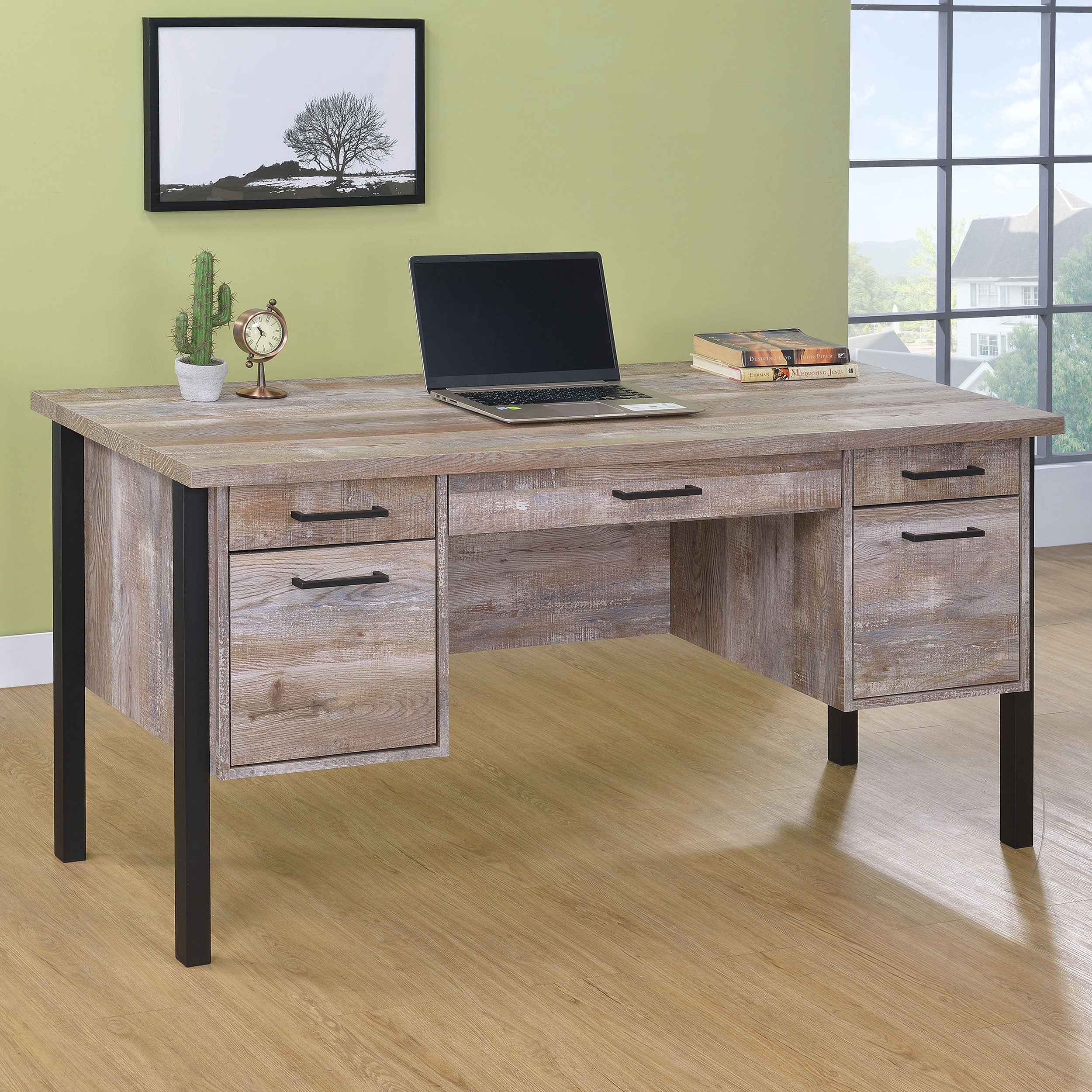 Samson Computer Desk - Luxury Home Furniture (MI)