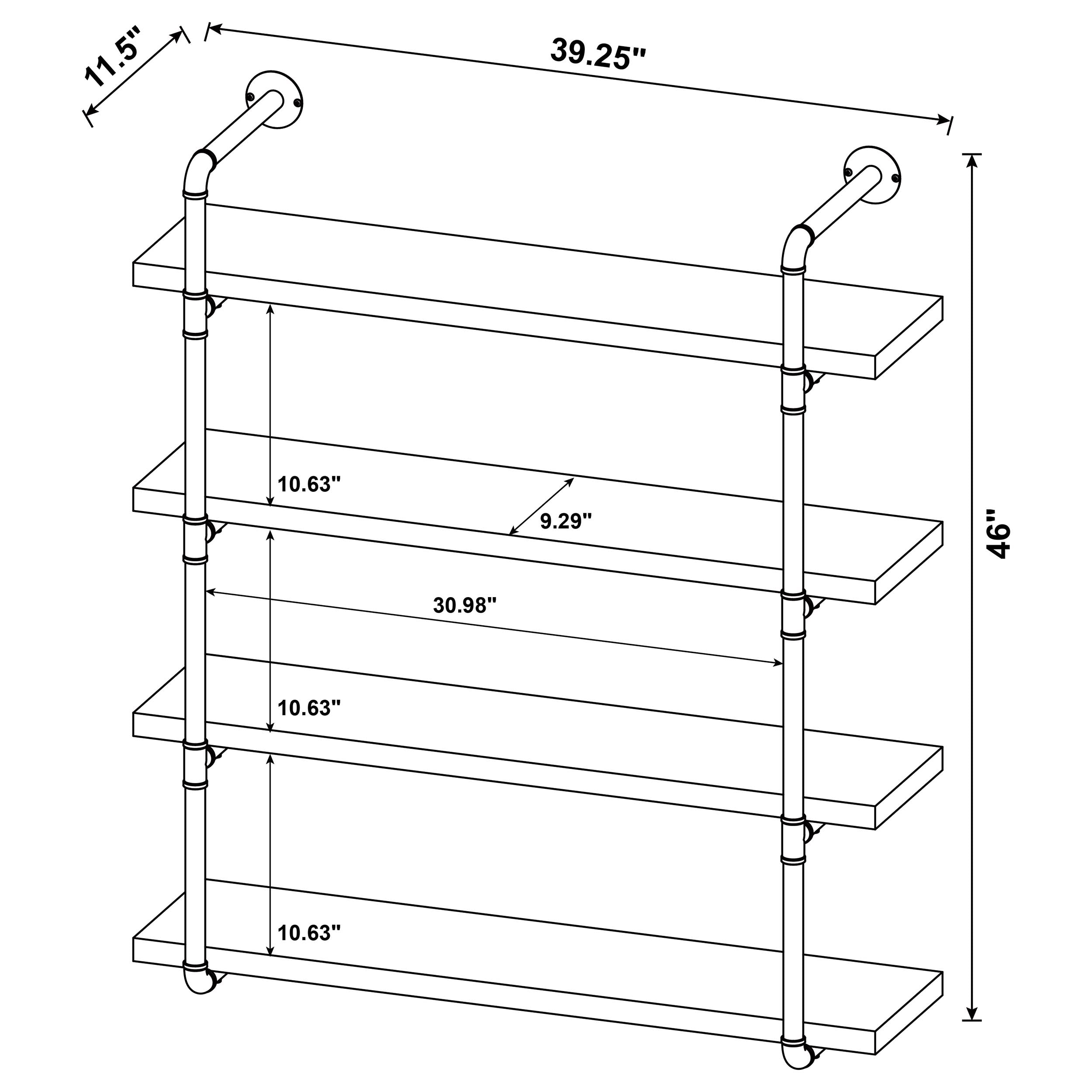 Elmcrest Wall Shelf - Luxury Home Furniture (MI)