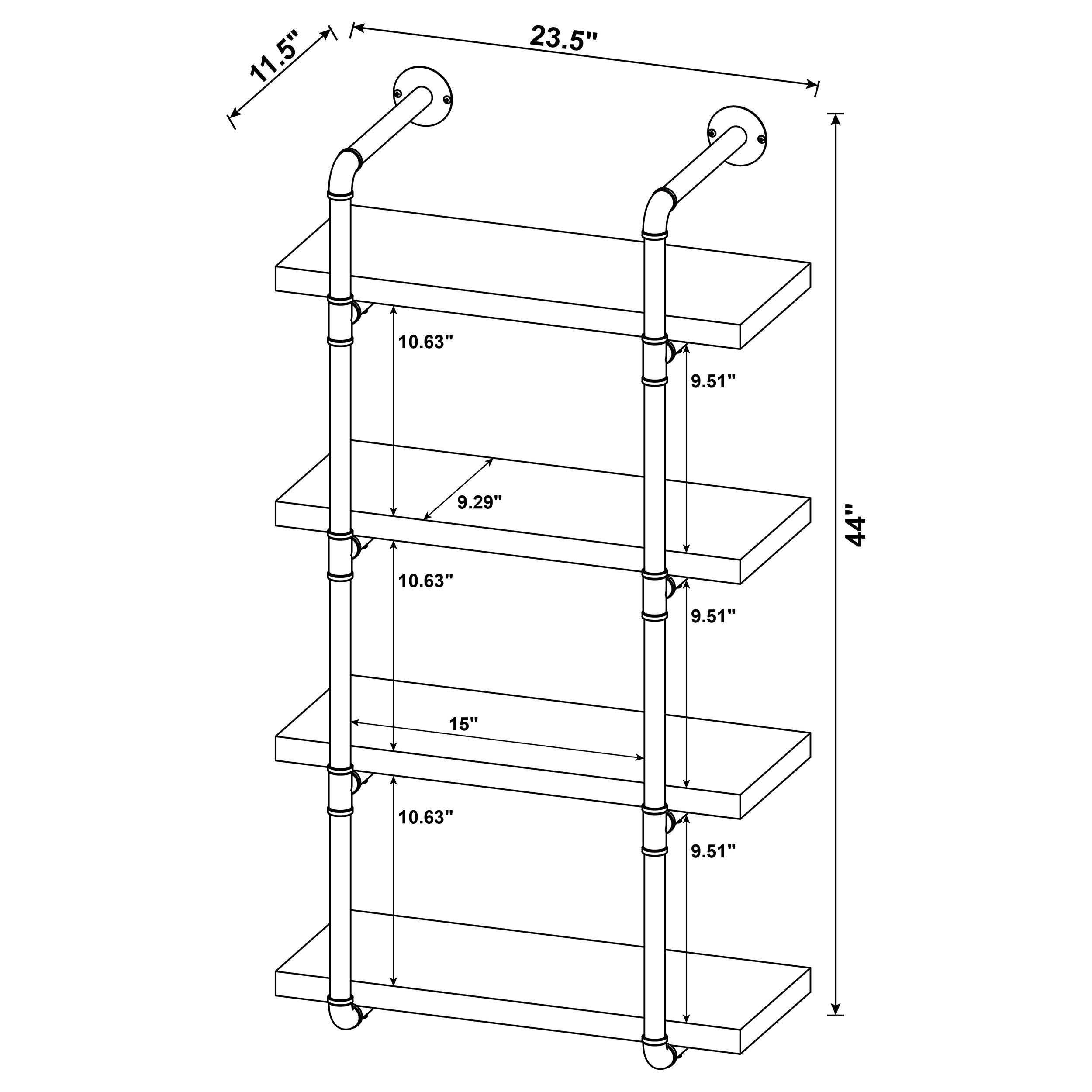Elmcrest Wall Shelf - Luxury Home Furniture (MI)