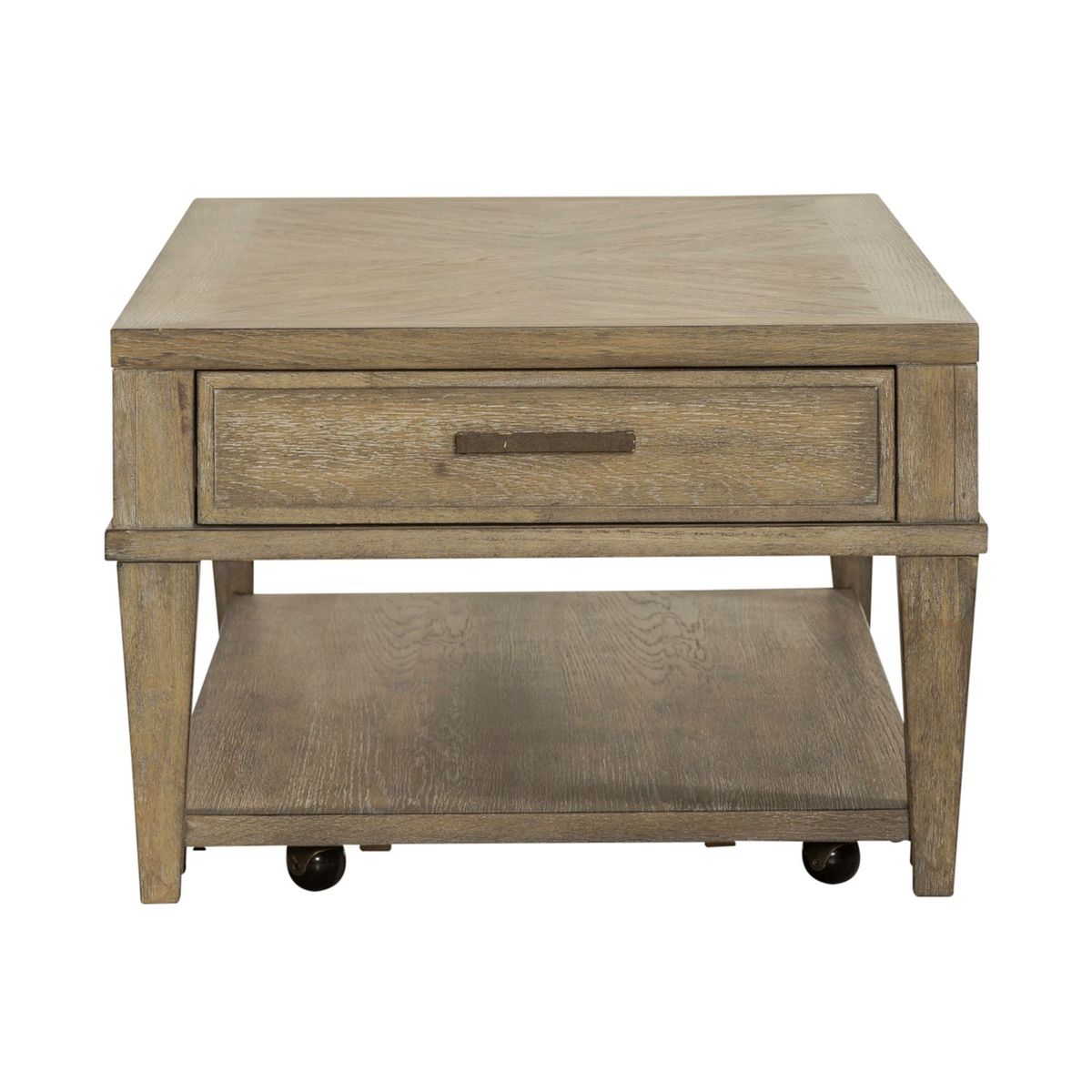 Liberty Furniture Devonshire Cocktail Table in Weathered Sandstone - Luxury Home Furniture (MI)