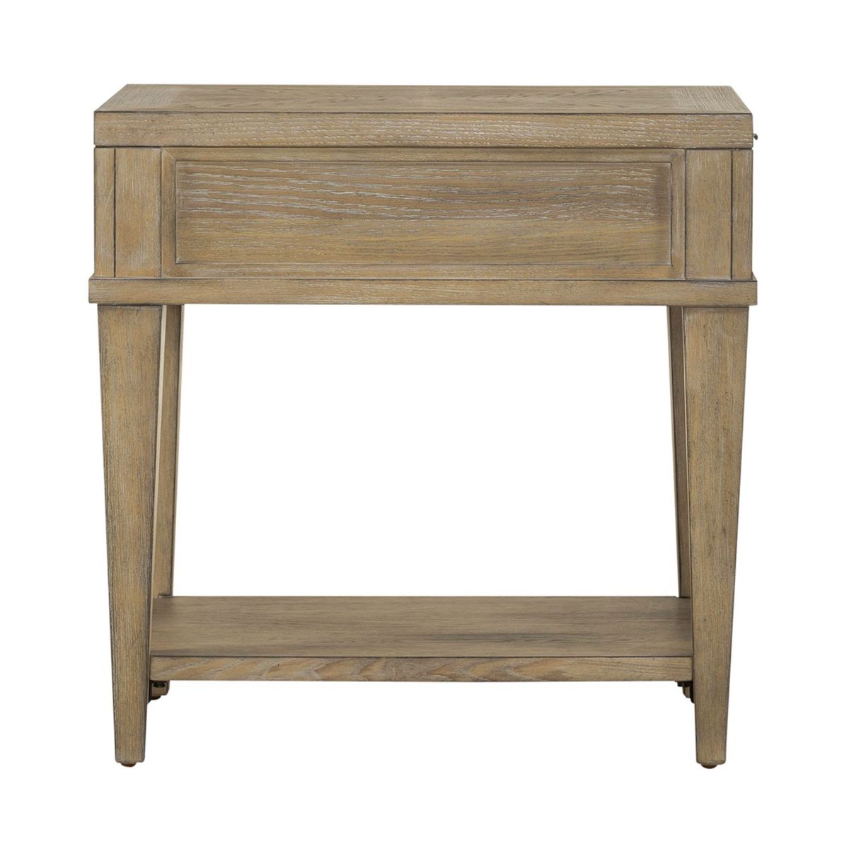 Liberty Furniture Devonshire Chair Side Table in Weathered Sandstone - Luxury Home Furniture (MI)