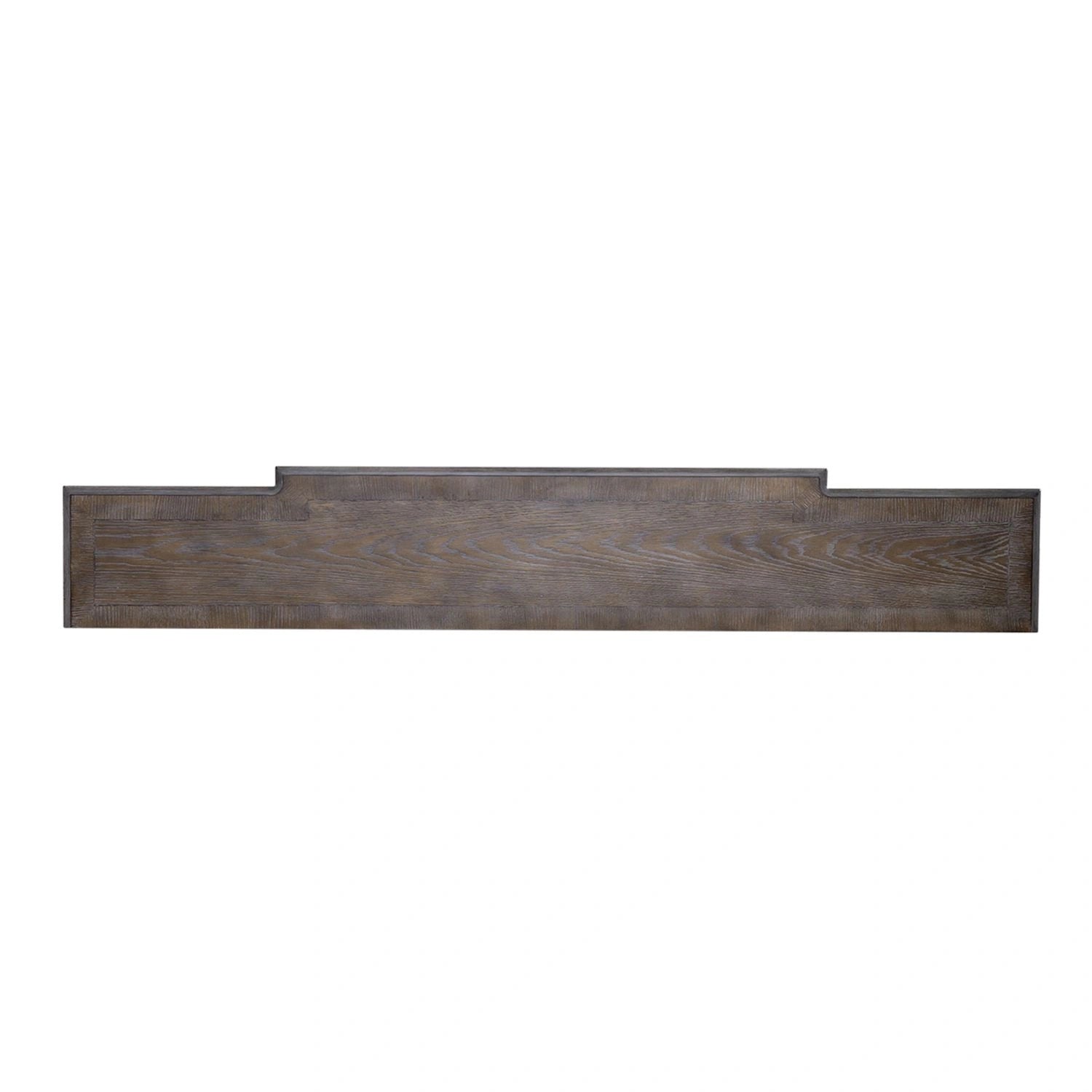Magnolia Manor 72 Inch Hall Console Table in Antique White Base w/ Weathered Bark Tops image