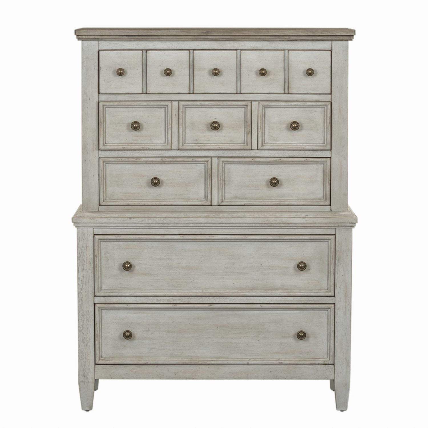 Heartland King California Panel Bed, Dresser & Mirror, Chest
