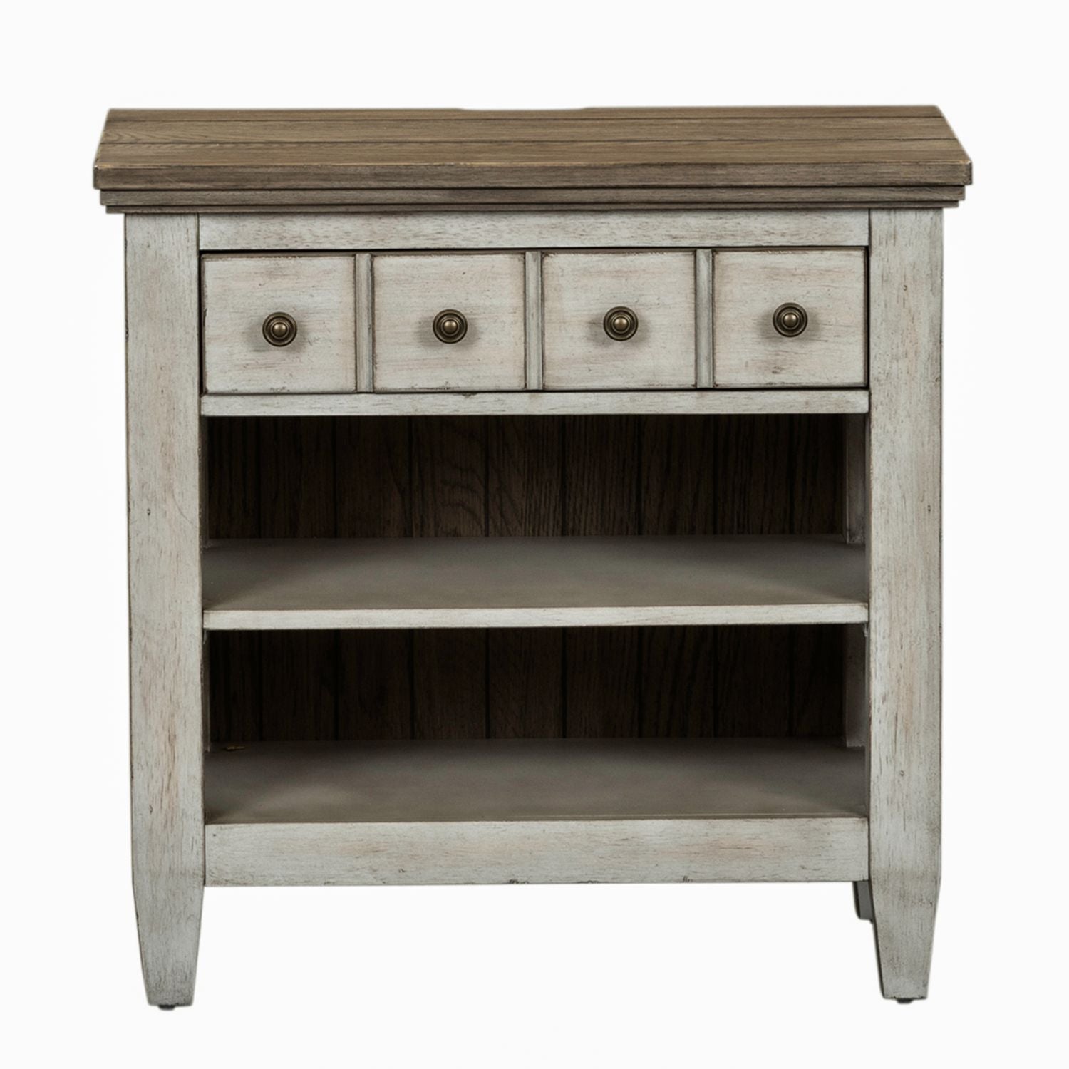 Heartland King Opt Panel Bed, Dresser & Mirror, Night Stand