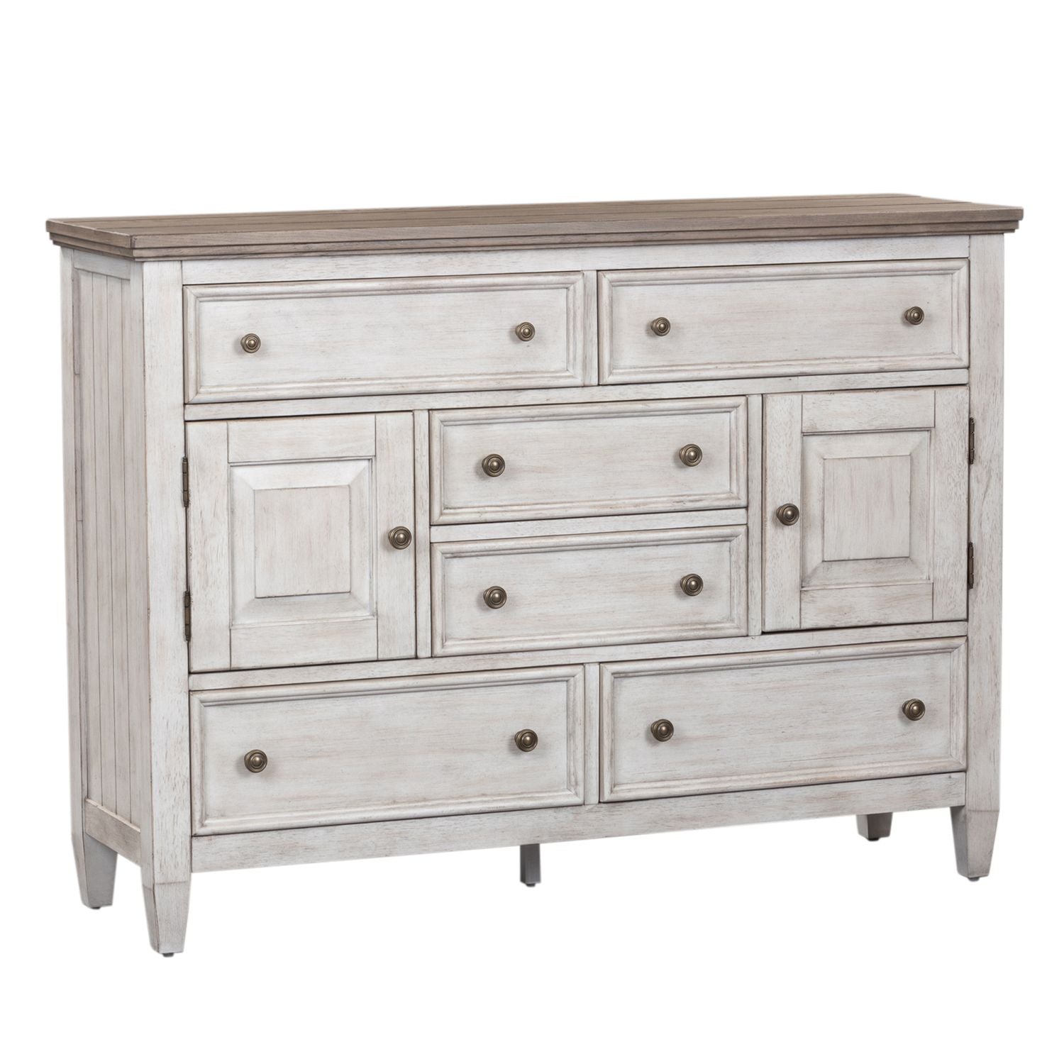 Heartland Drawer Chesser in Antique White - Luxury Home Furniture (MI)