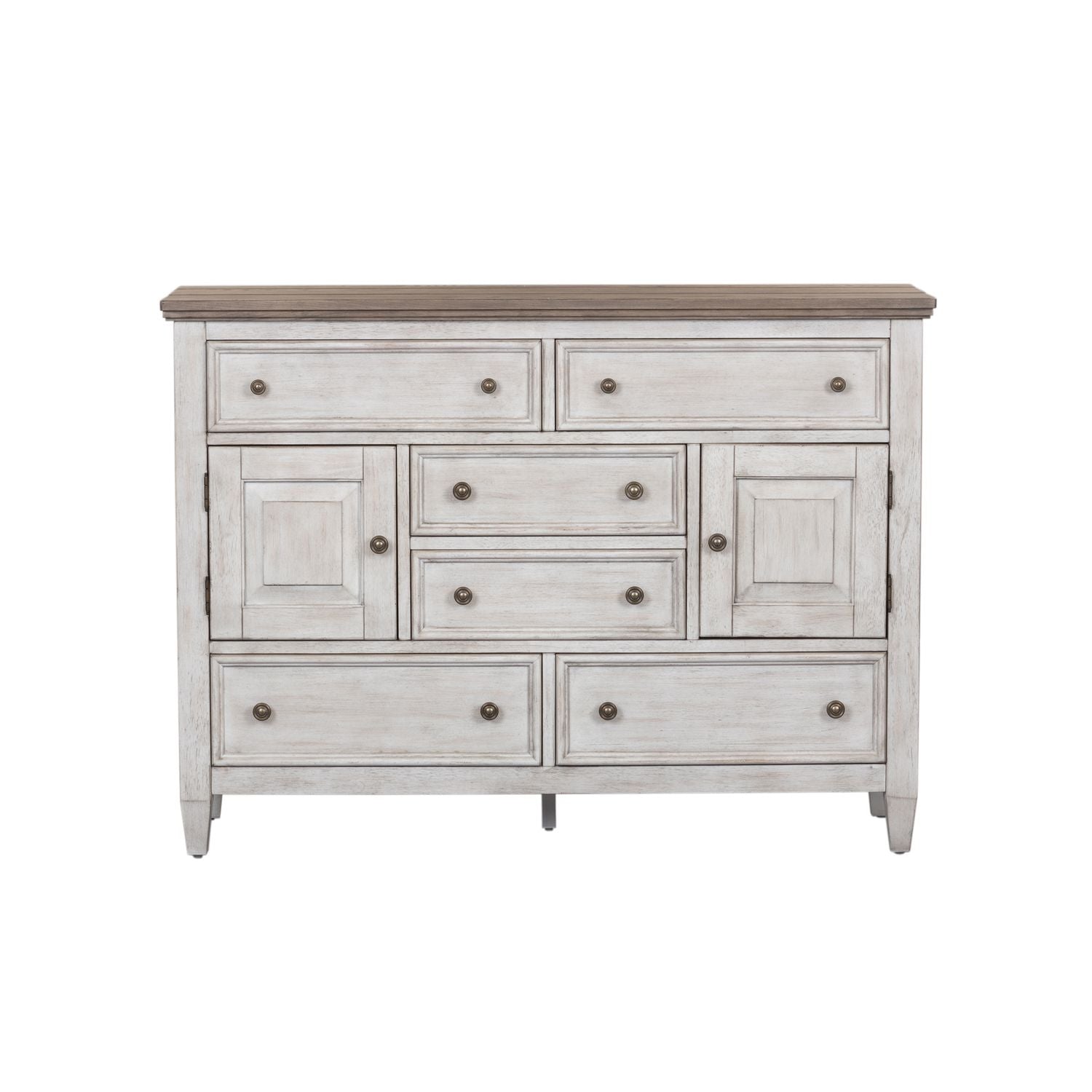 Heartland Drawer Chesser in Antique White - Luxury Home Furniture (MI)