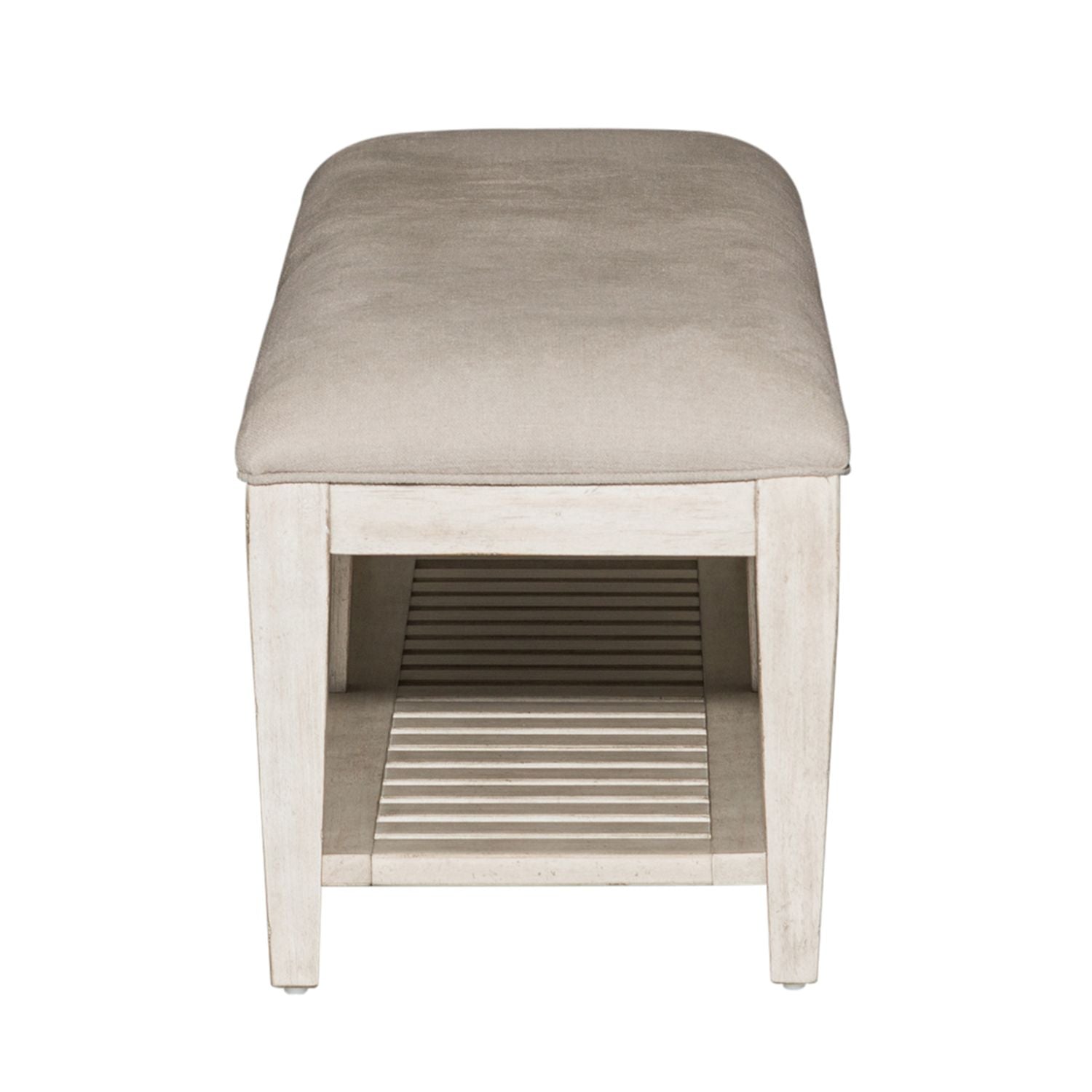 Heartland Bed Bench in Antique White - Luxury Home Furniture (MI)