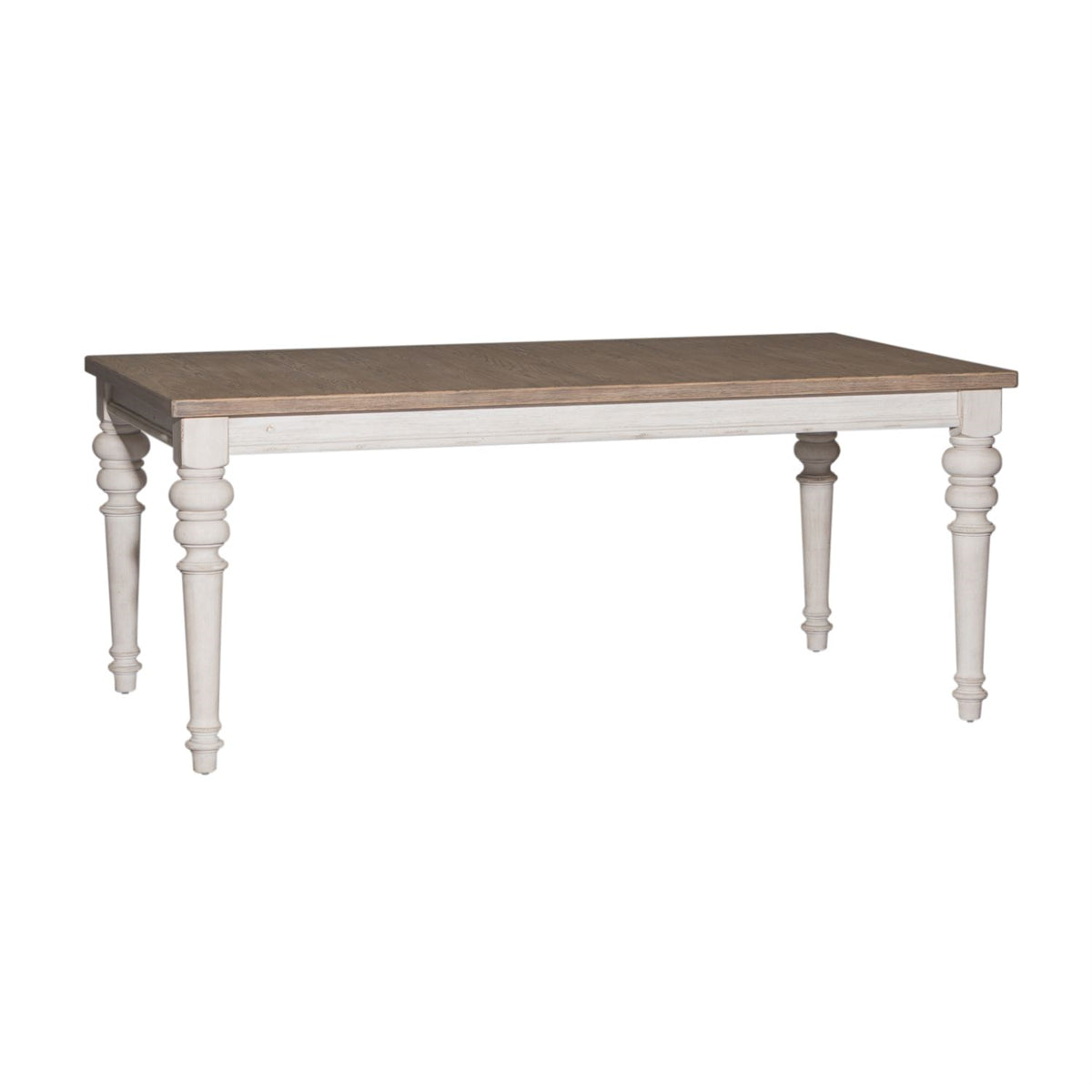 Liberty Furniture Heartland Rectangular Leg Table in Antique White - Luxury Home Furniture (MI)