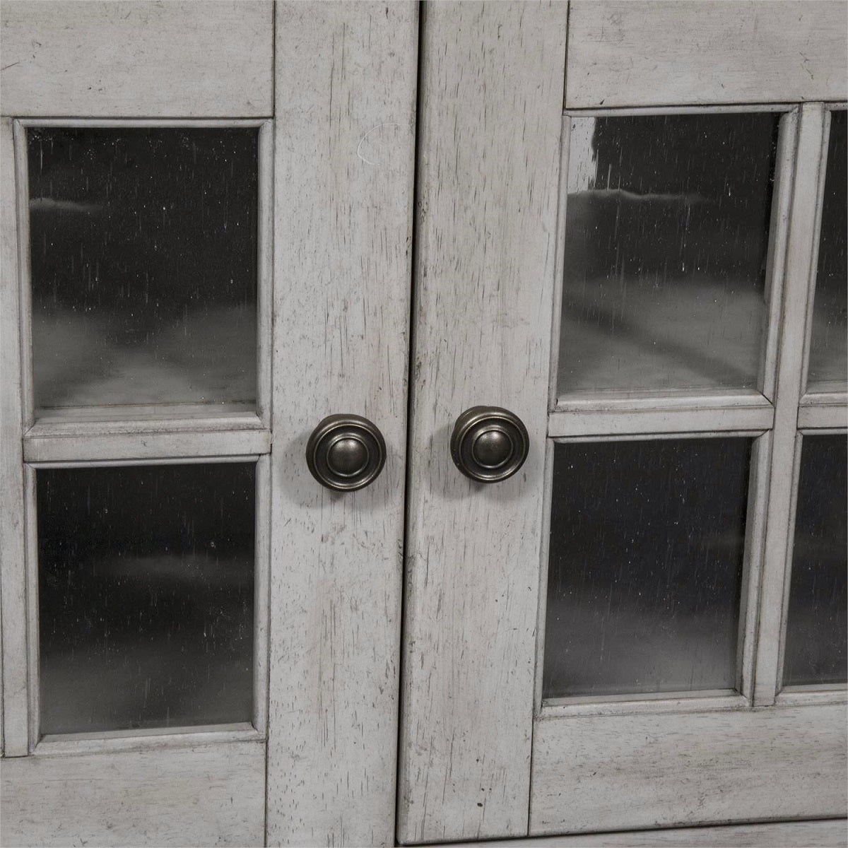 Liberty Heartland 66" Entertainment TV Stand with Hutch in Antique White - Luxury Home Furniture (MI)