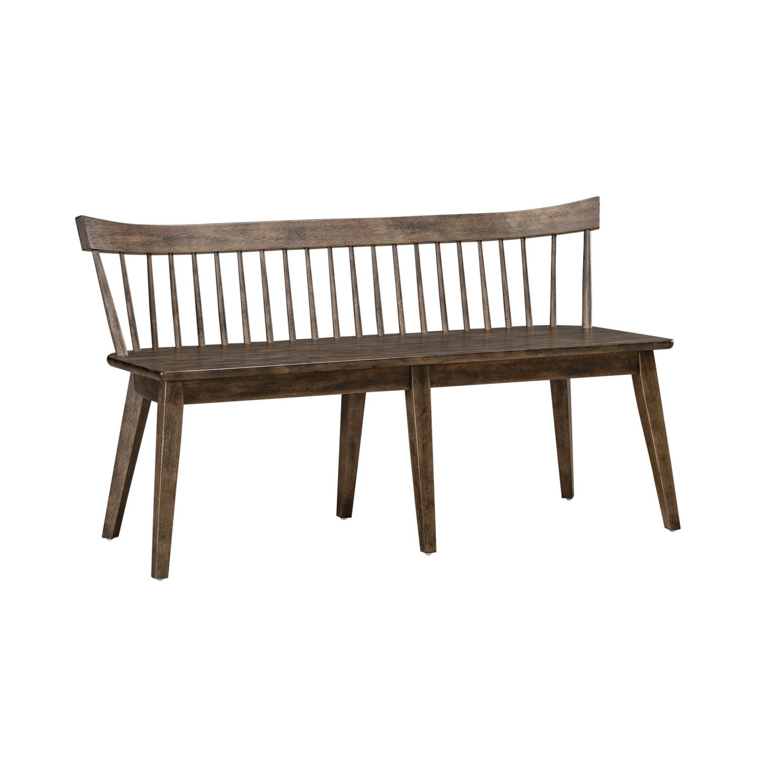 Midland Falls Spindle Back Bench in Rustic Brown - Luxury Home Furniture (MI)