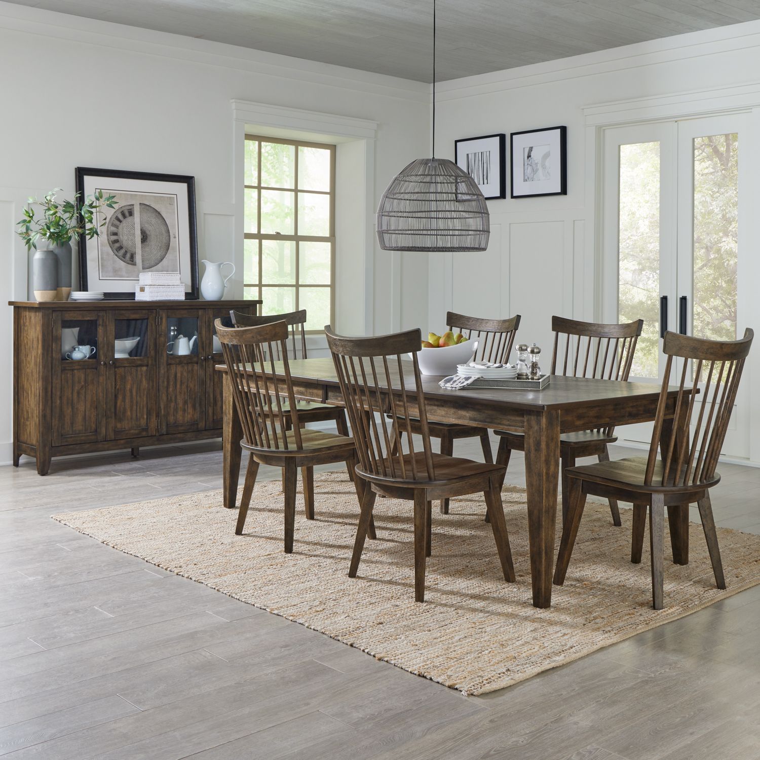 Midland Falls 7 Piece Rectangular Table Set image