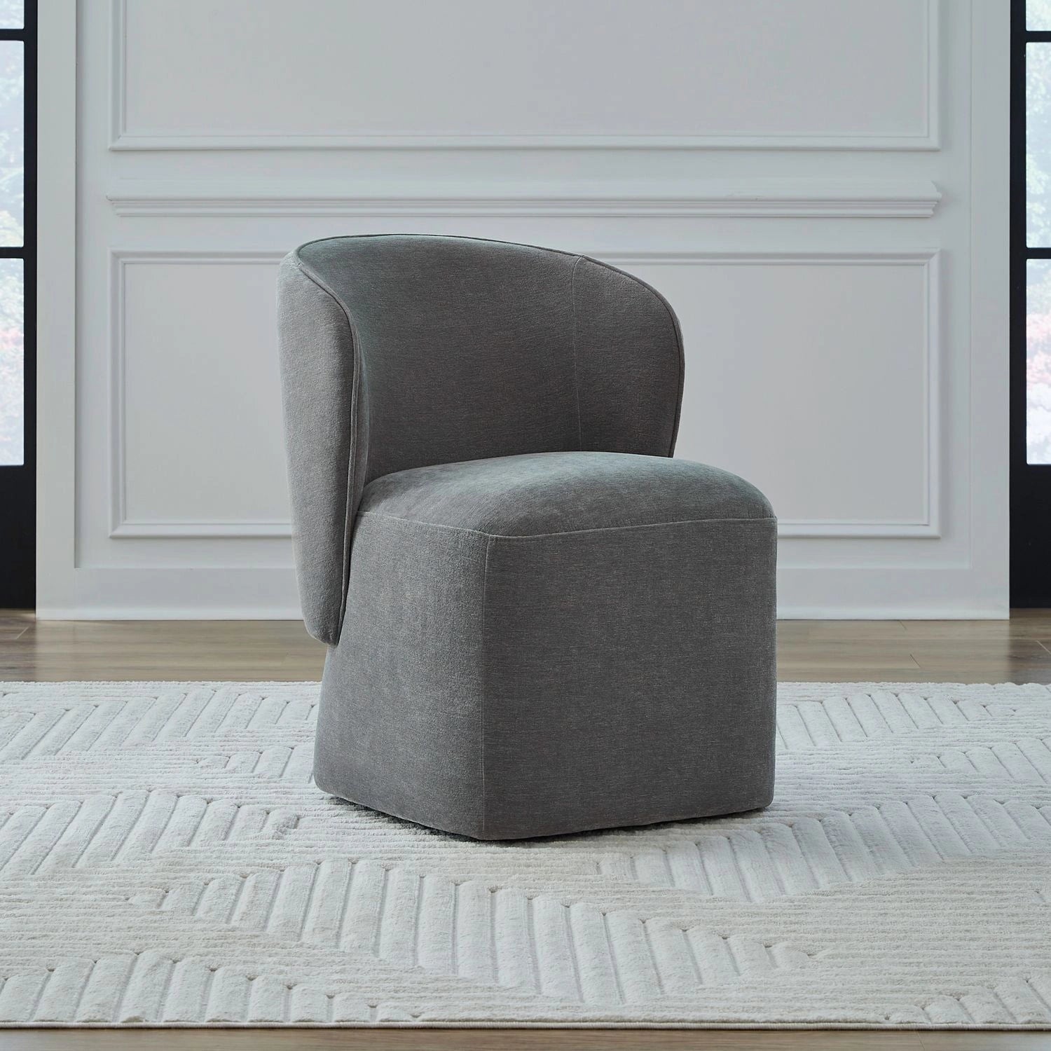 Accent Dining Accent Dining Chair w/ Casters - Sapphire image