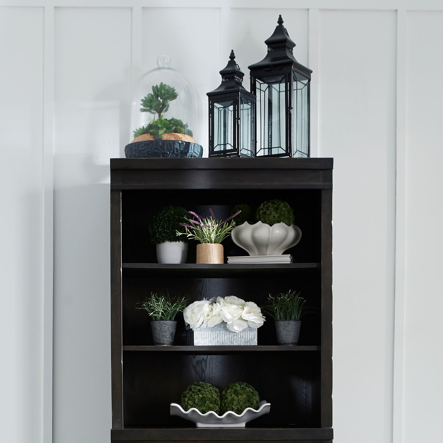Harvest Home Bunching Lateral File Hutch in Chalkboard image