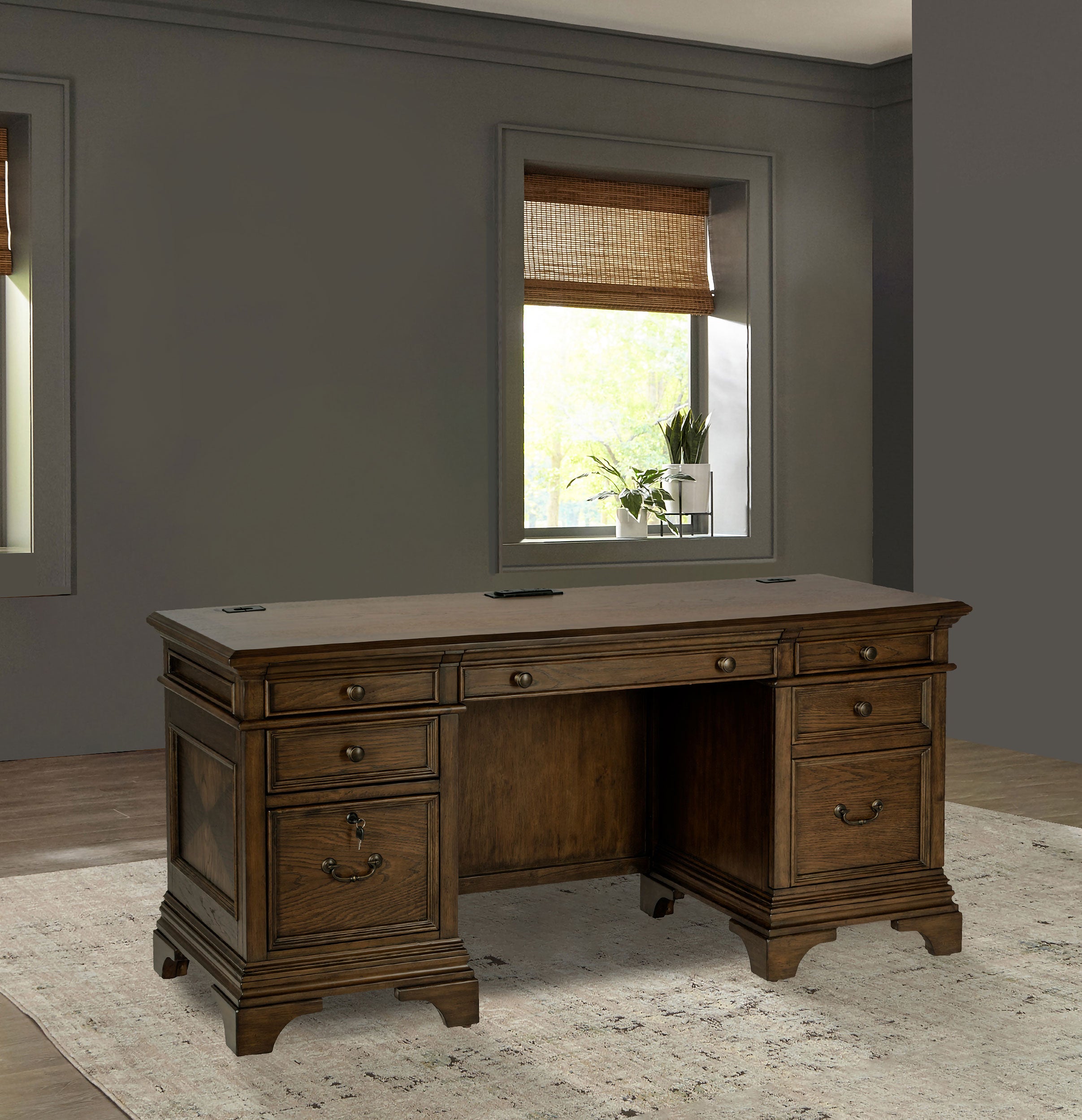 Hartshill Credenza Desk - Luxury Home Furniture (MI)