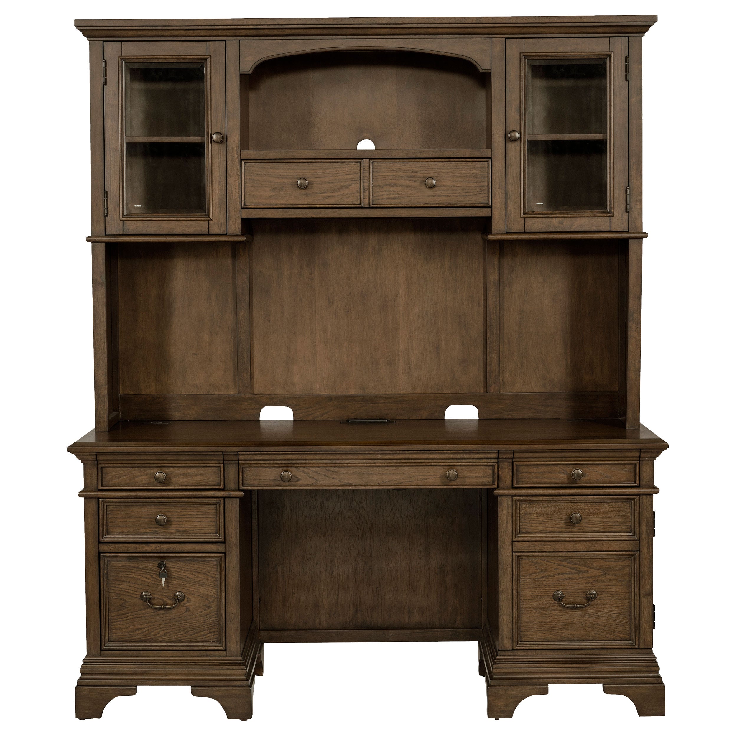 Hartshill Credenza Desk with Hutch - Luxury Home Furniture (MI)