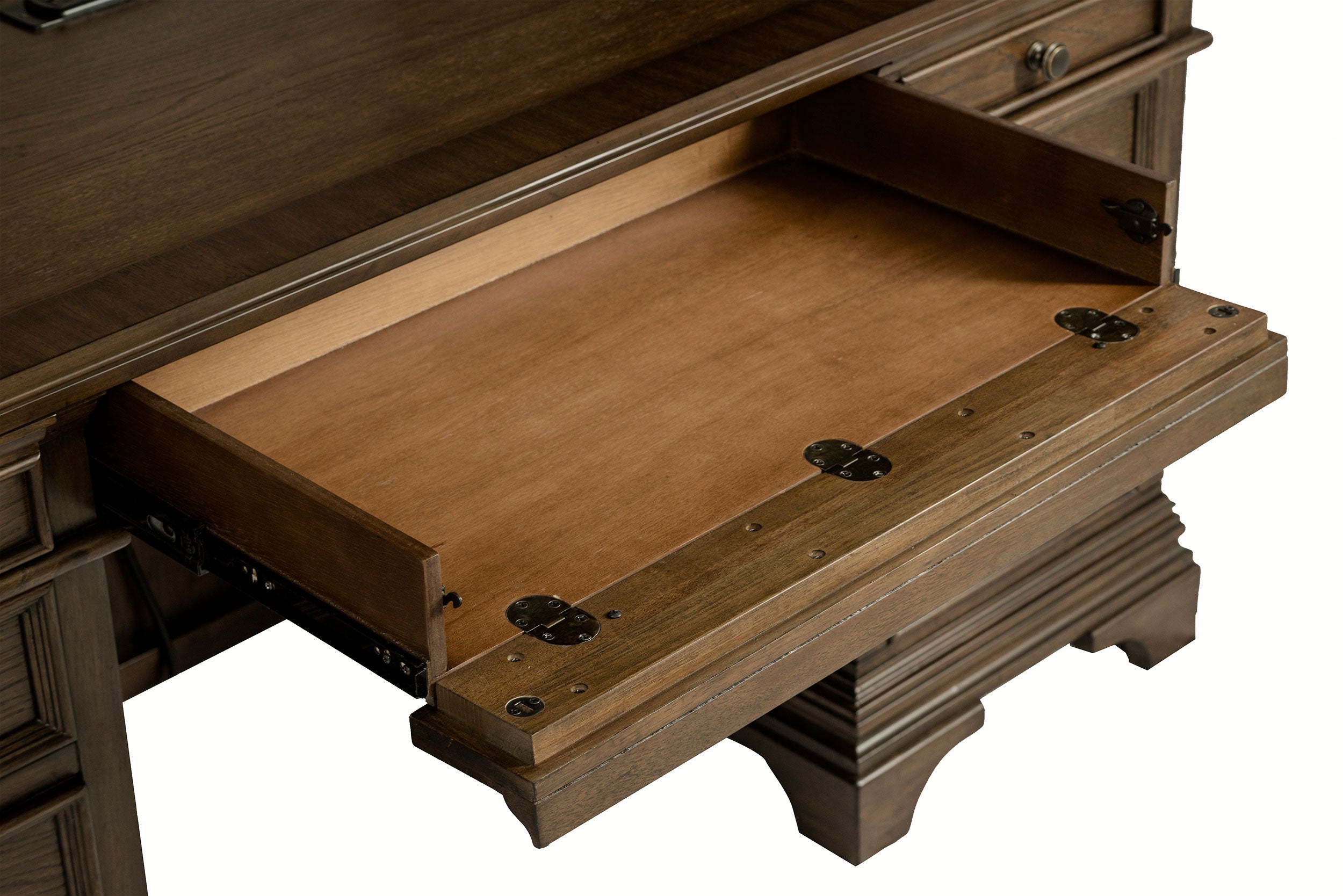 Hartshill Credenza Desk with Hutch - Luxury Home Furniture (MI)