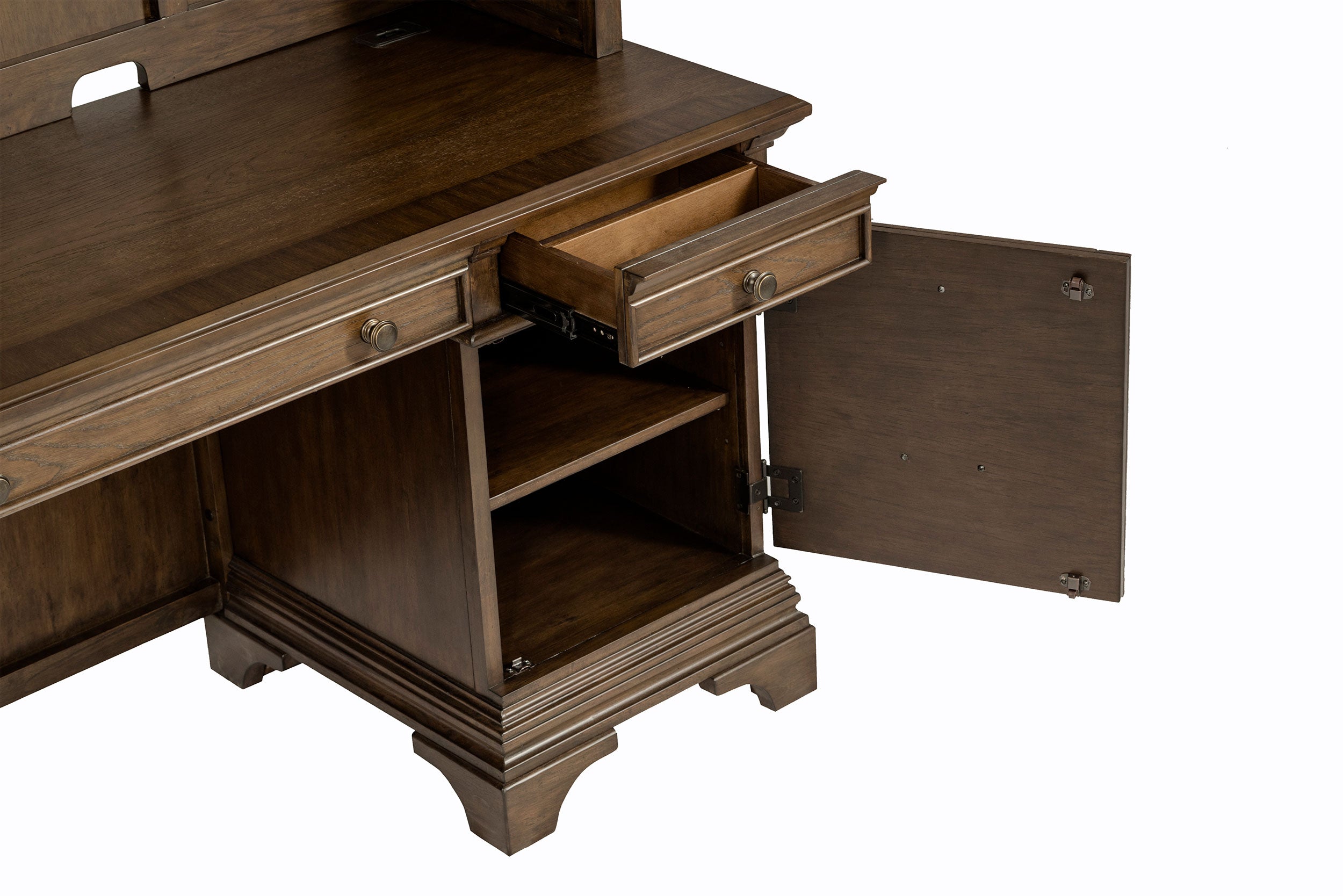 Hartshill Credenza Desk with Hutch - Luxury Home Furniture (MI)