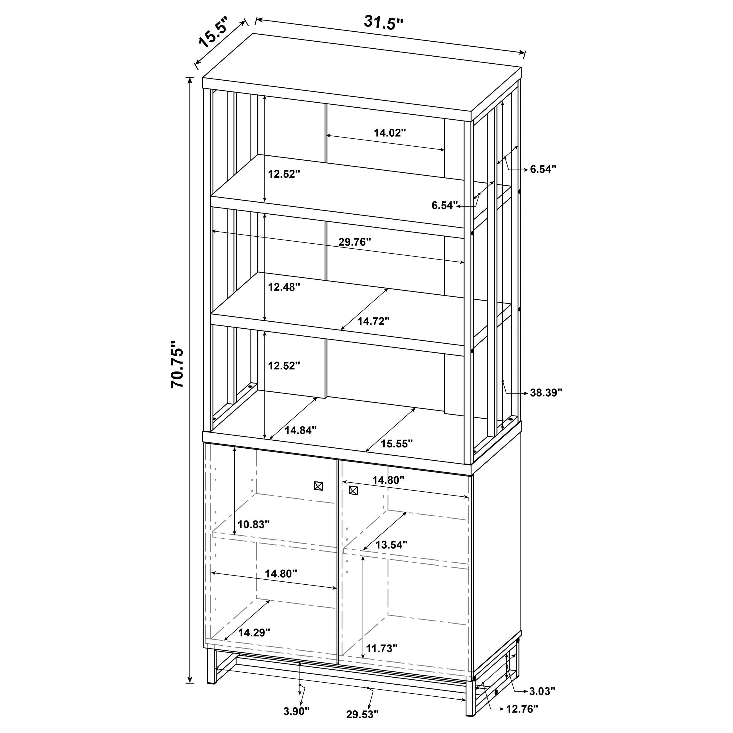 Millbrook Bookshelf - Luxury Home Furniture (MI)