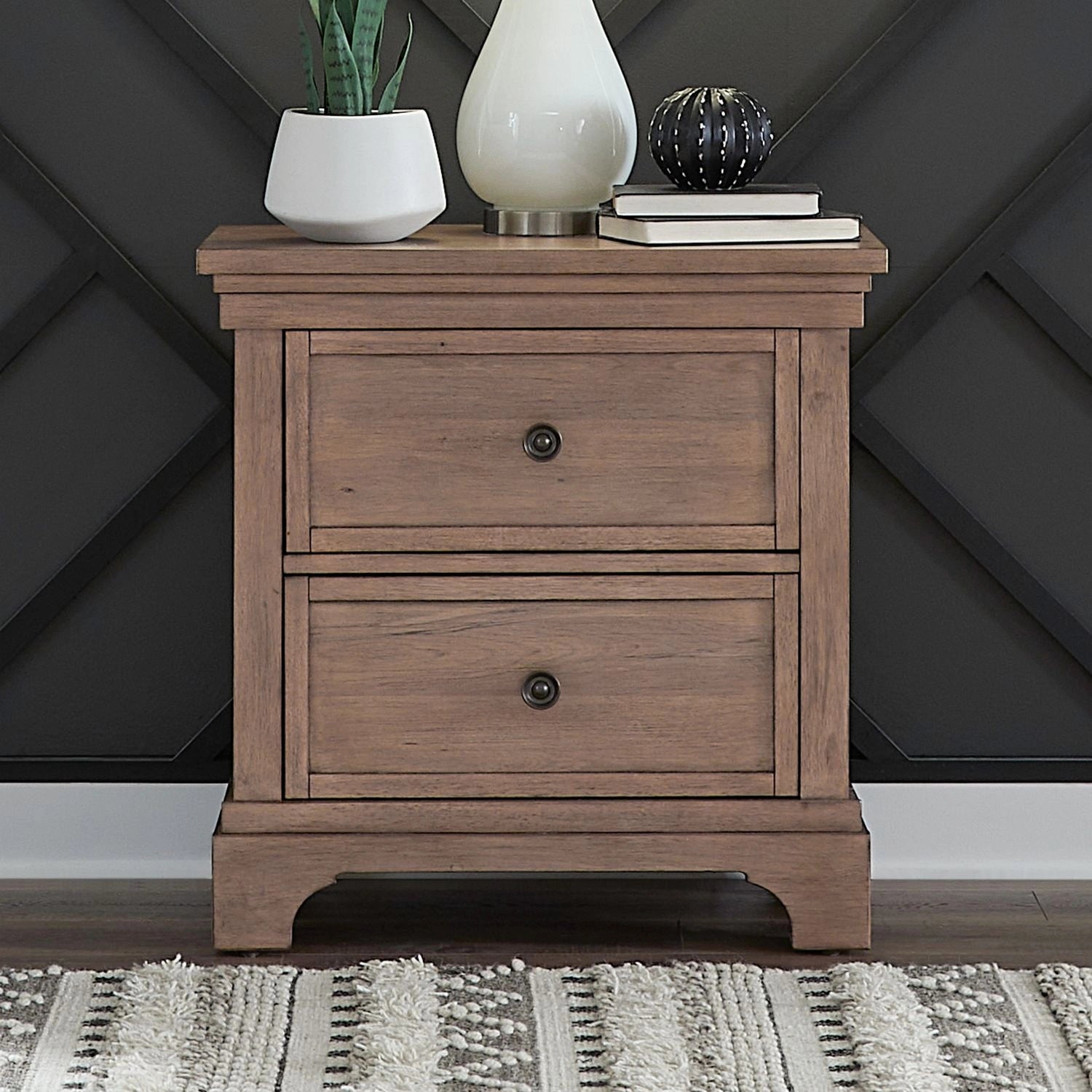 Haven Hills Nightstand w/ Charging Station image