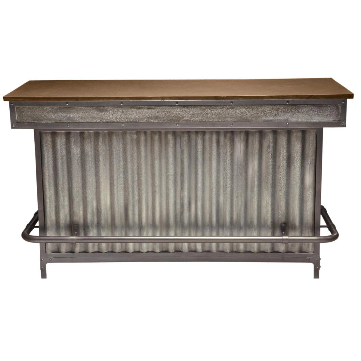 Pulaski Wood and Metal Bar