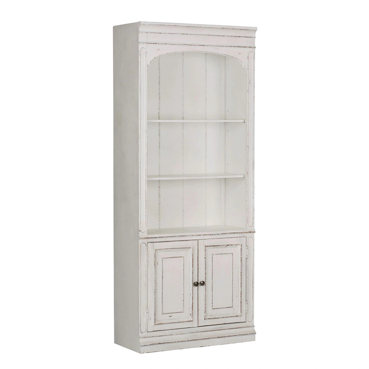Magnolia Manor Bunching Bookcase in Antique White image