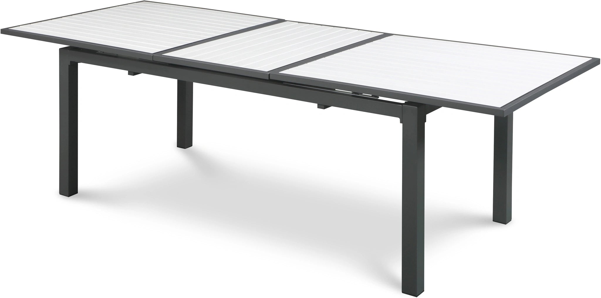 Nizuc White manufactured wood Outdoor Patio Aluminum Dining Table