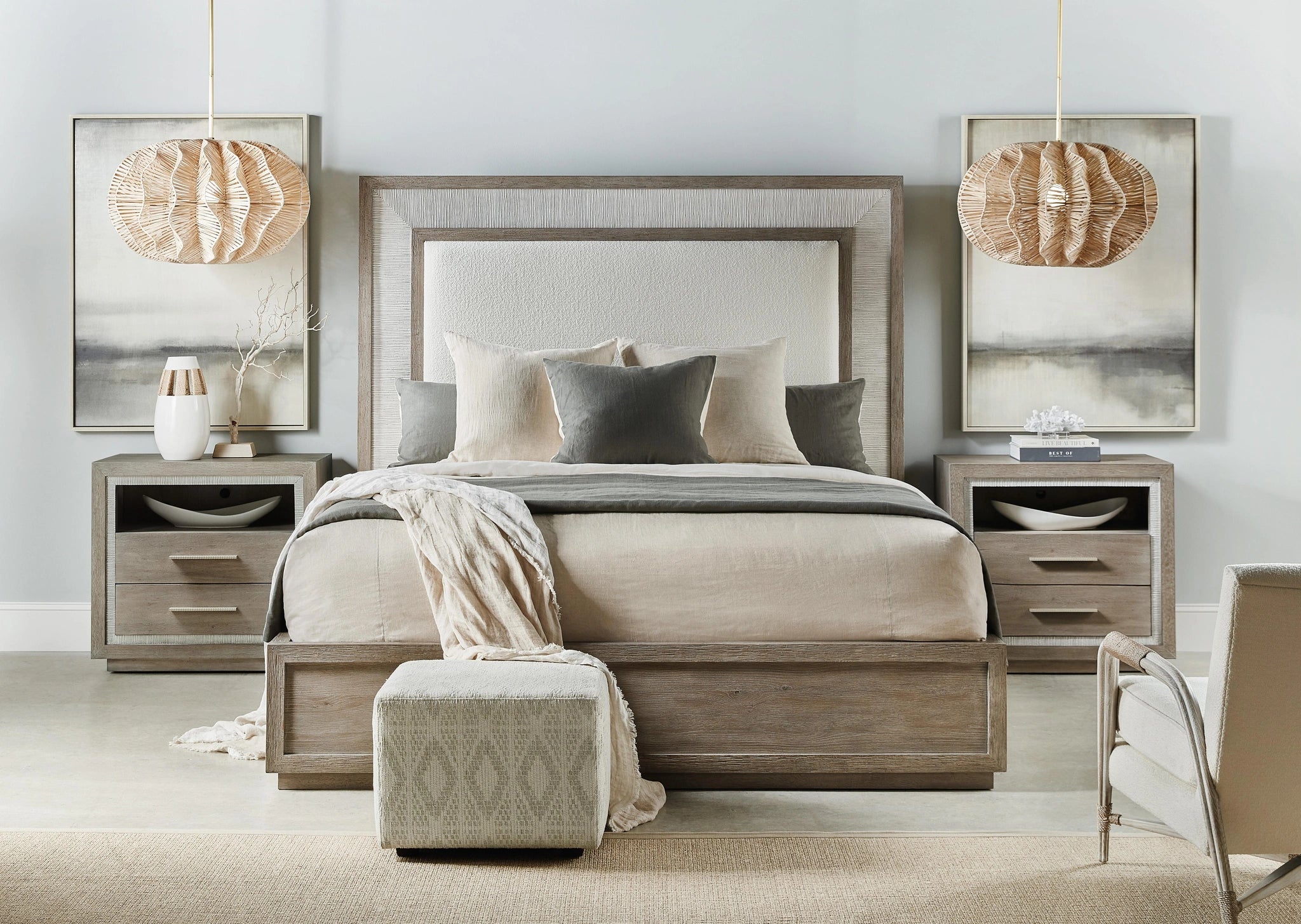 Serenity Balboa Two Drawer Nightstand