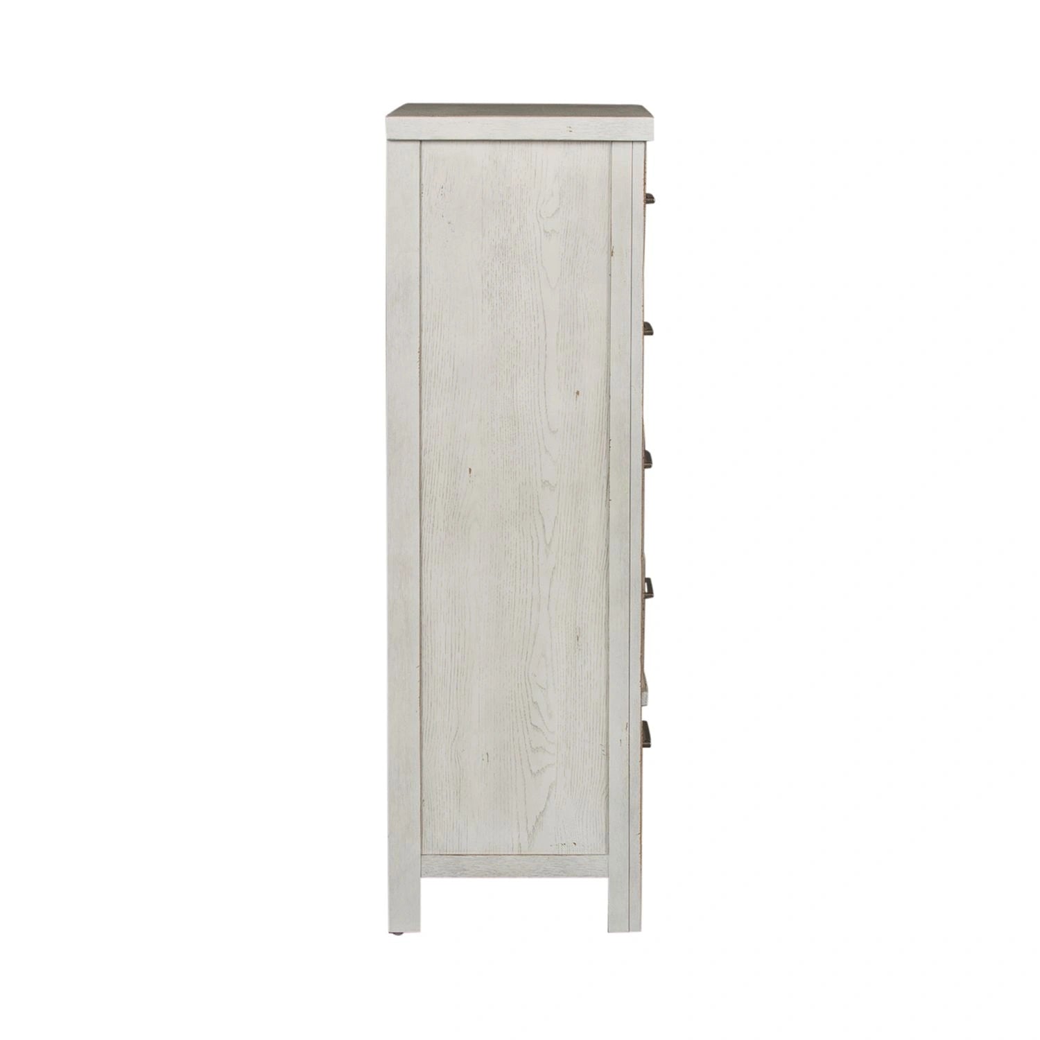 Modern Farmhouse 5 Drawer Chest in White image