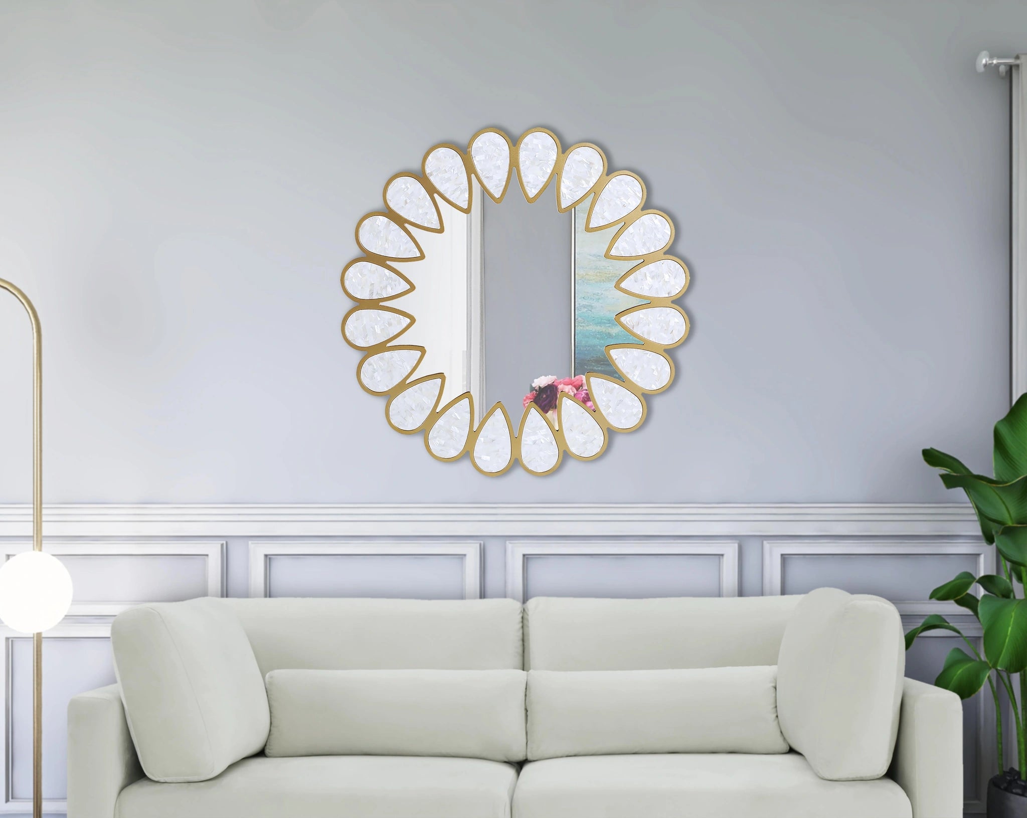 Shell White Mirror