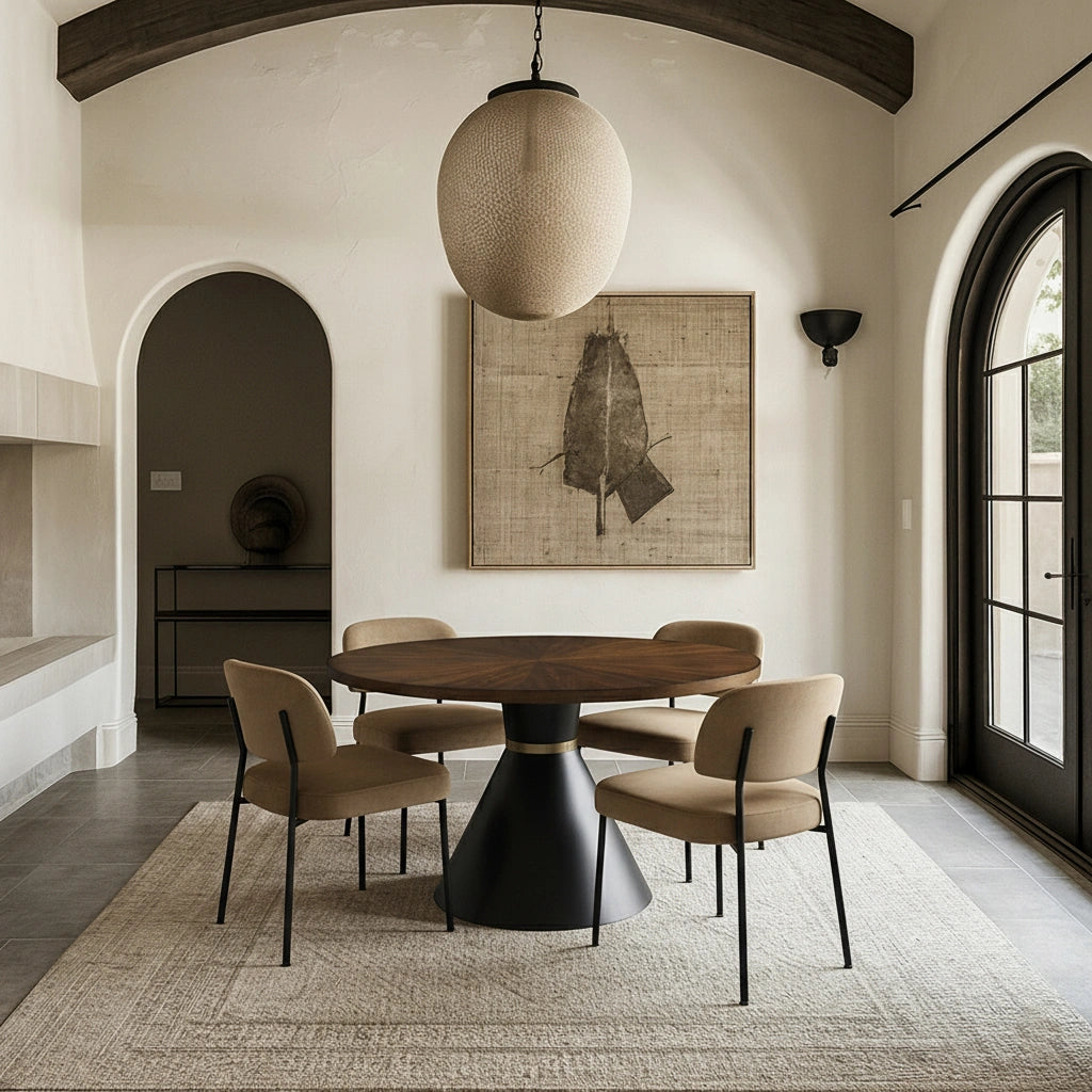Sheridan Brown Wood Dining Table