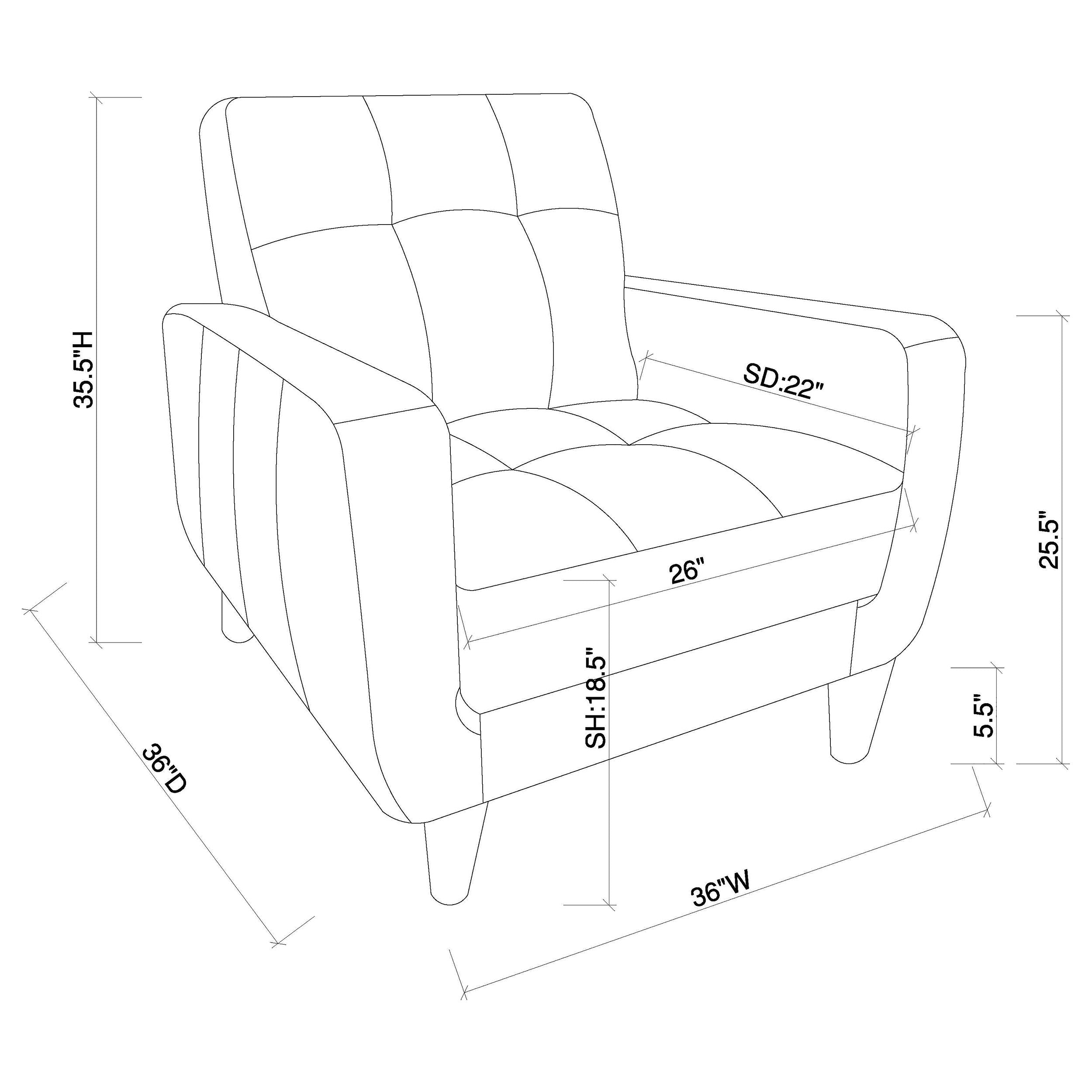 Aaron Accent Chair - Luxury Home Furniture (MI)