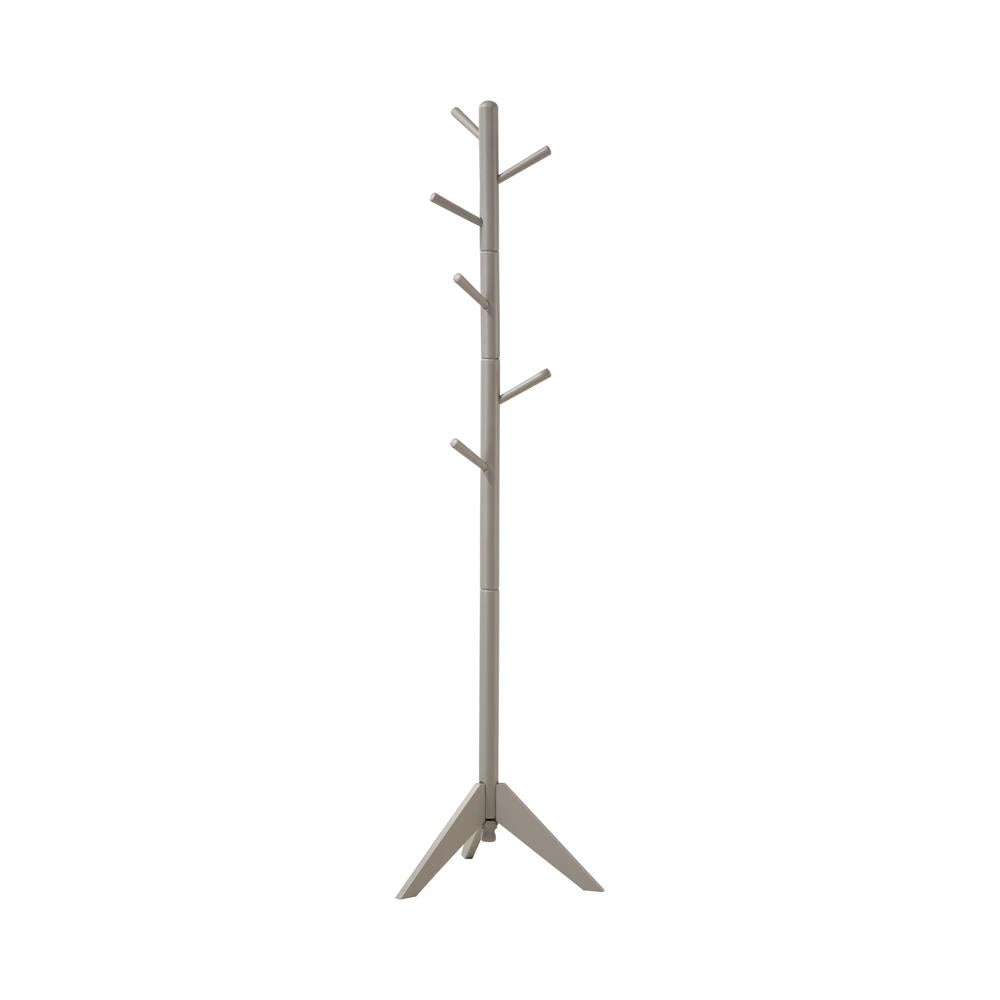 Devlin Coat Rack with 6 Hooks Grey - Luxury Home Furniture (MI)