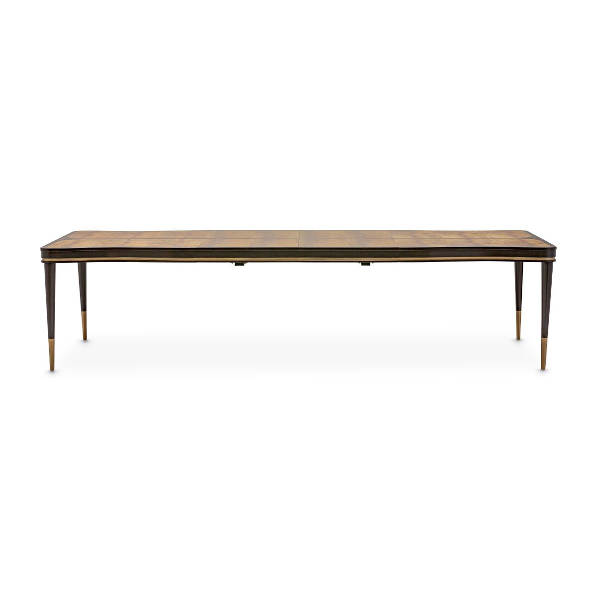 AICO Malibu Crest Rectangular Dining Table in Crotch Mahogany - Luxury Home Furniture (MI)