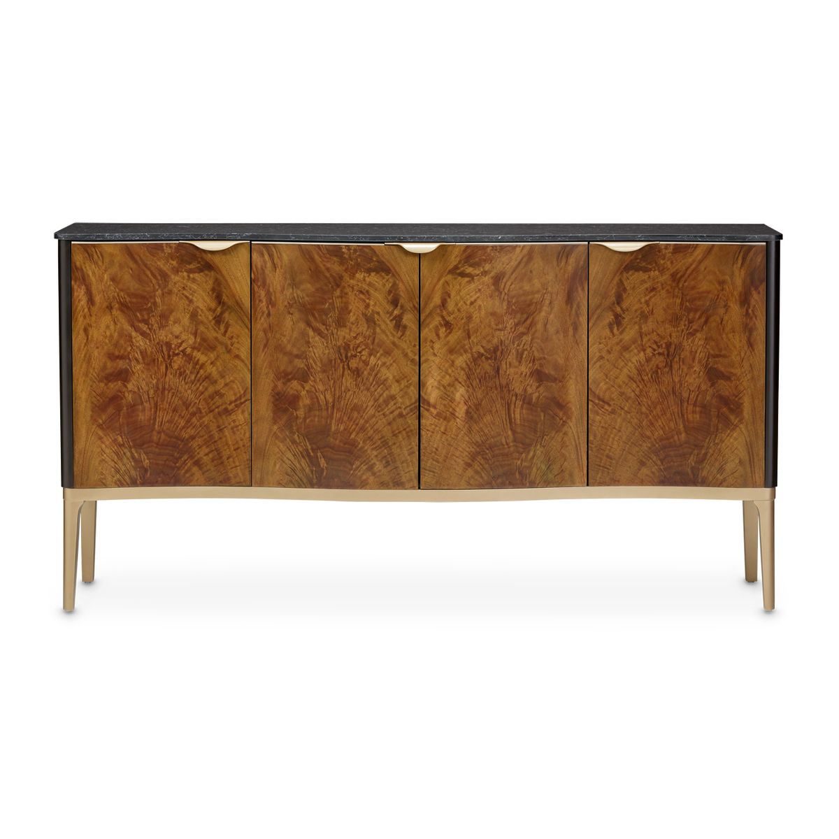 AICO Malibu Crest Sideboard in Crotch Mahogany - Luxury Home Furniture (MI)