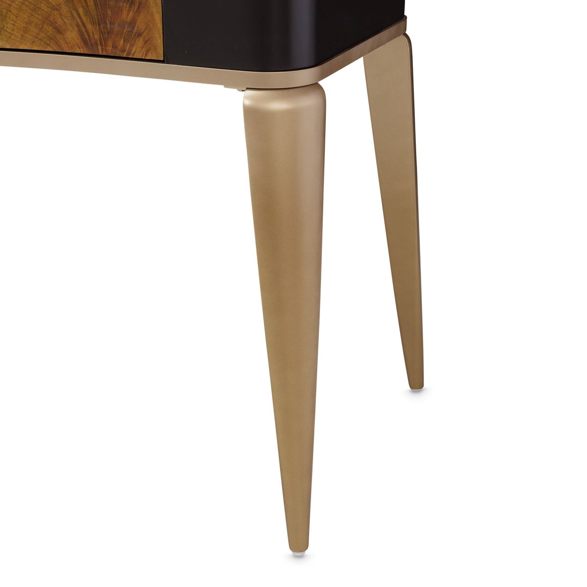 AICO Malibu Crest Vanity Desk in Crotch Mahogany - Luxury Home Furniture (MI)