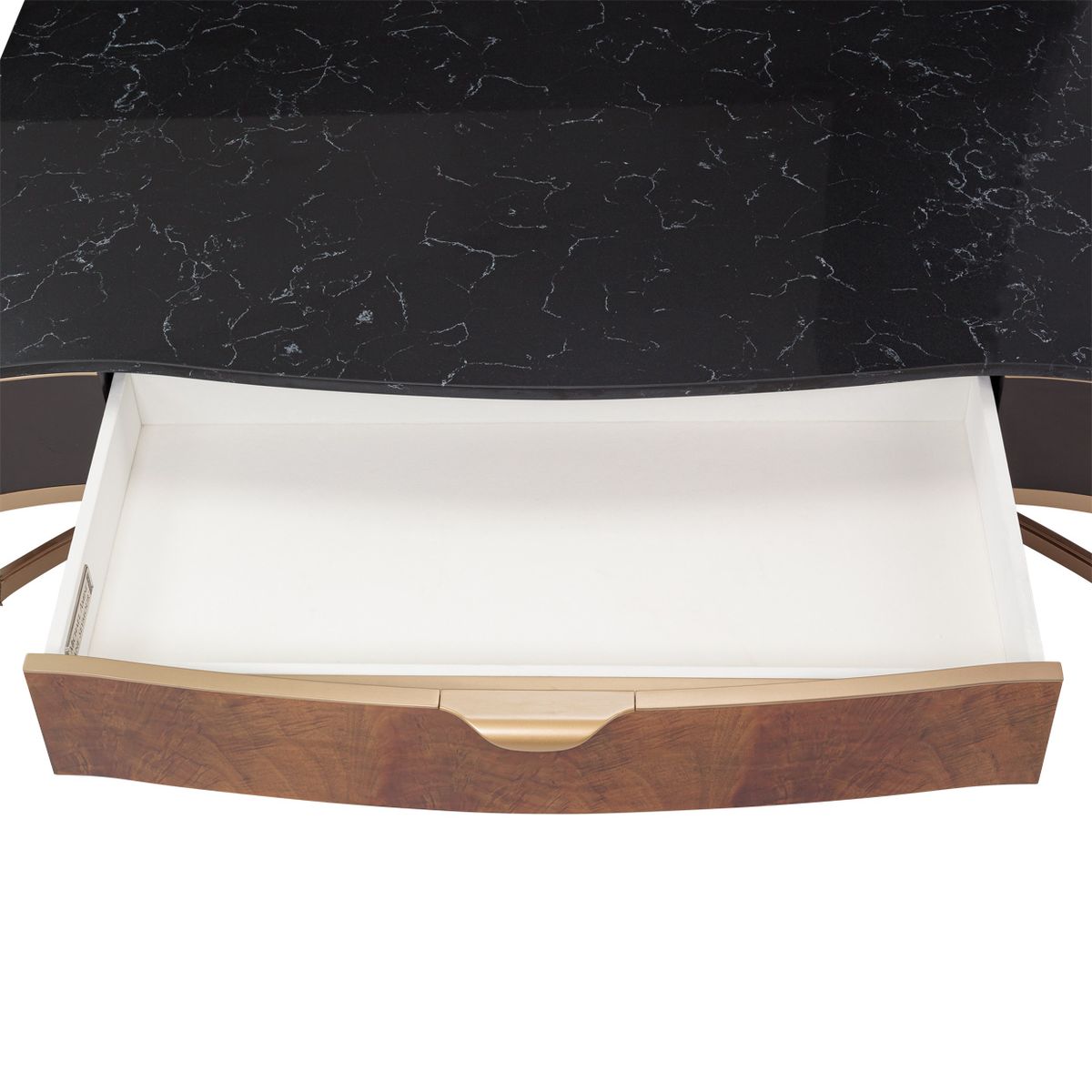 AICO Malibu Crest Rectangular Cocktail Table in Crotch Mahogany - Luxury Home Furniture (MI)