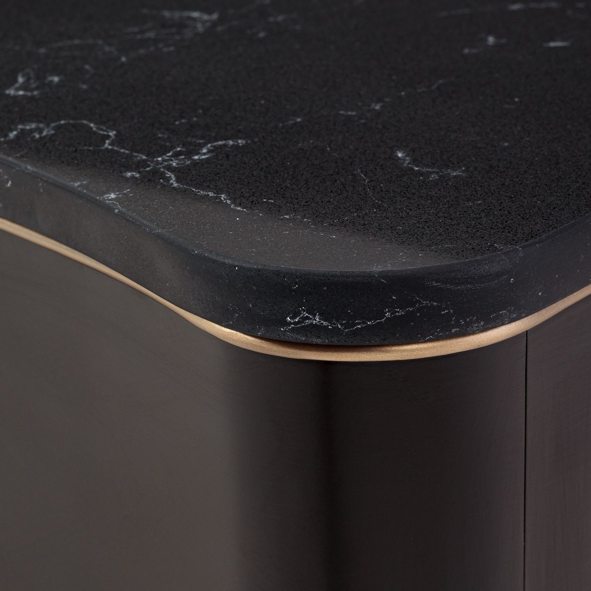 AICO Malibu Crest Rectangular Cocktail Table in Crotch Mahogany