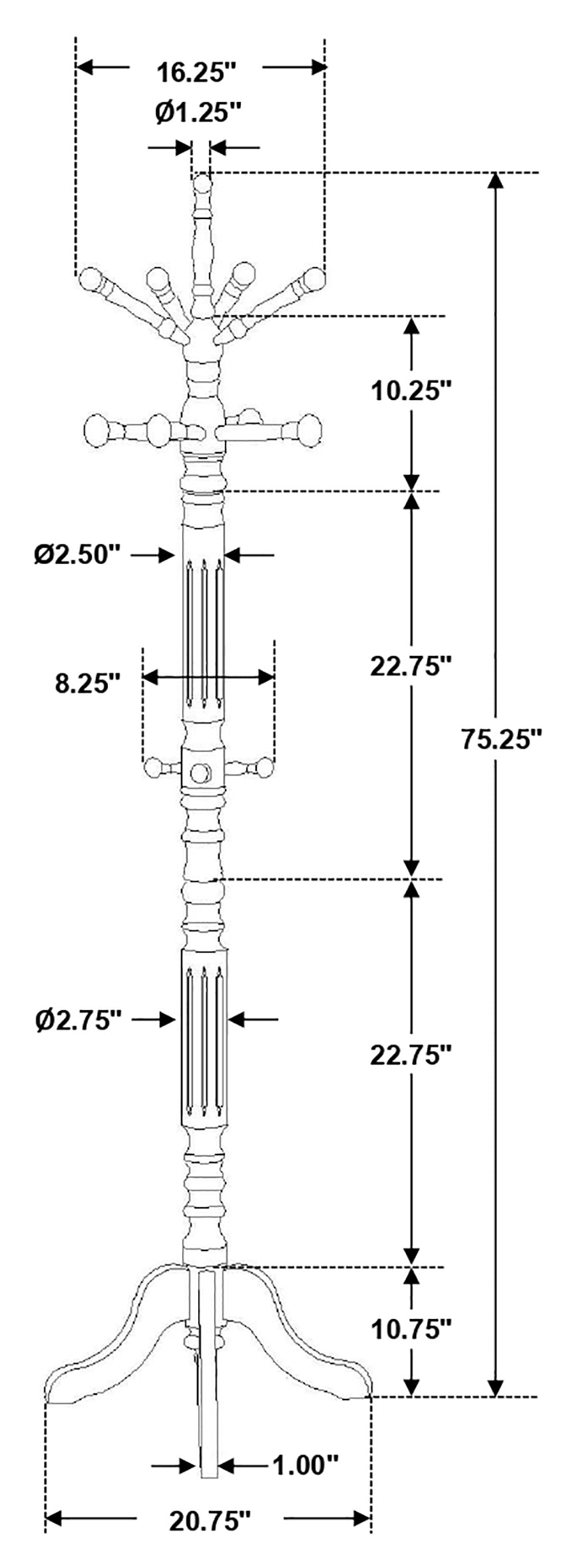 Achelle Coat Rack - Luxury Home Furniture (MI)