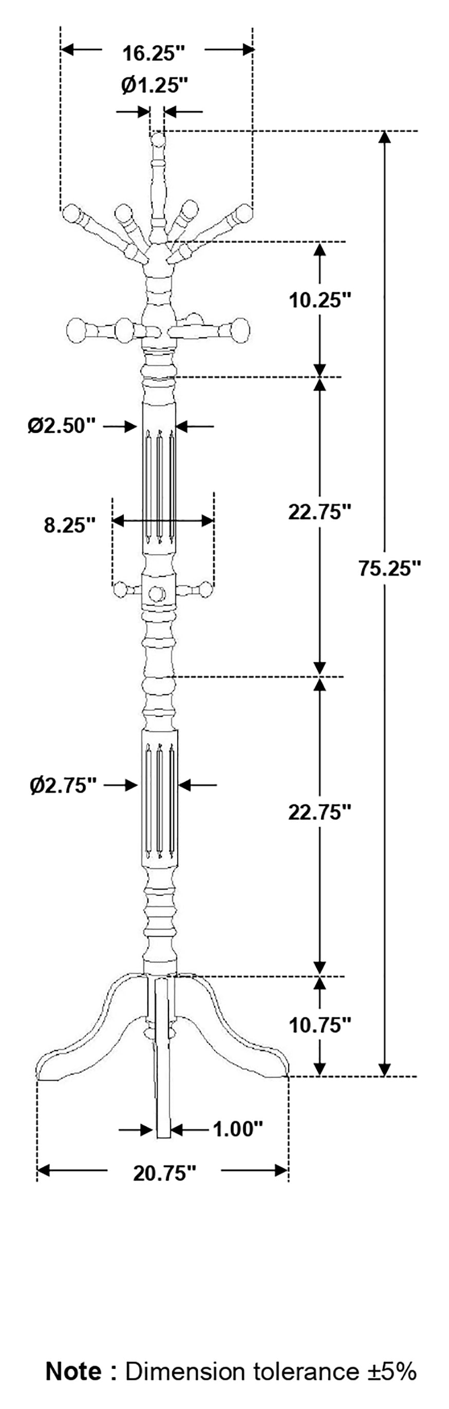 Achelle Coat Rack - Luxury Home Furniture (MI)