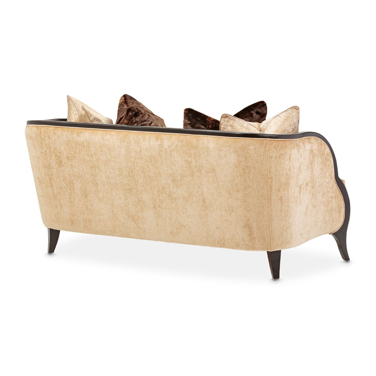 AICO Malibu Crest Loveseat in Dark Espresso - Luxury Home Furniture (MI)
