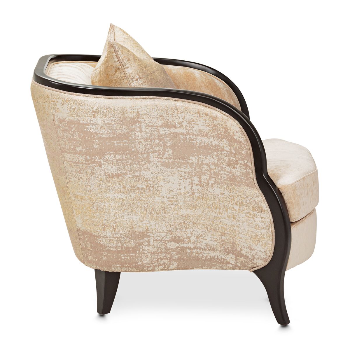 AICO Malibu Crest Living Room Chair in Dark Espresso - Luxury Home Furniture (MI)