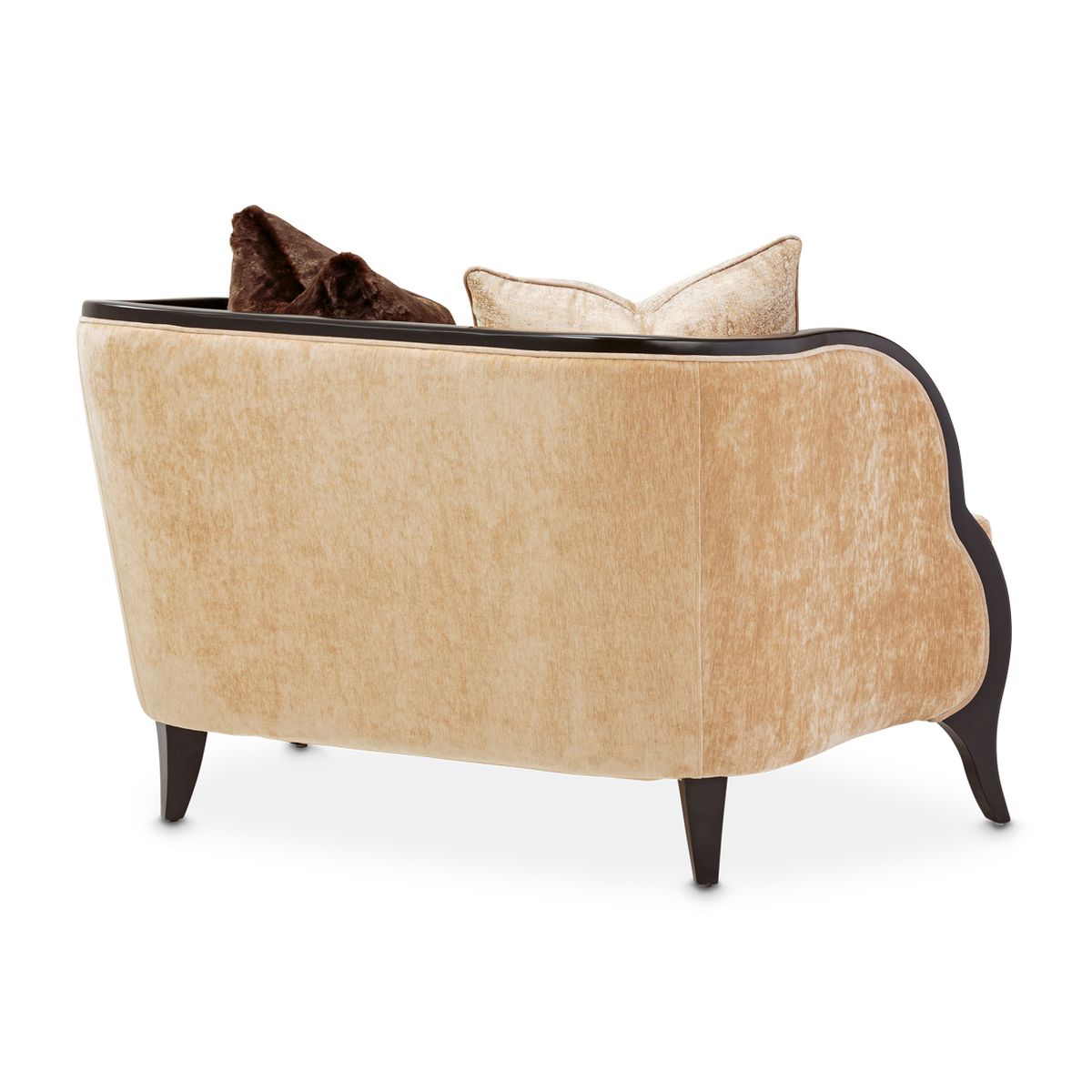 AICO Malibu Crest Chair & A Half in Dark Espresso - Luxury Home Furniture (MI)