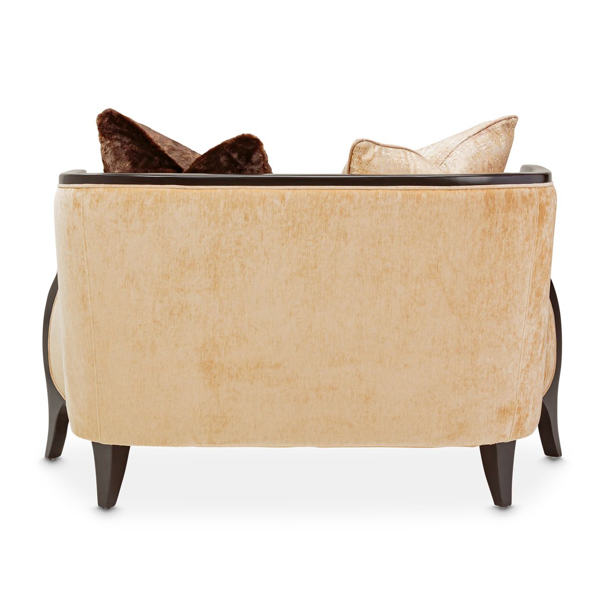 AICO Malibu Crest Chair & A Half in Dark Espresso - Luxury Home Furniture (MI)