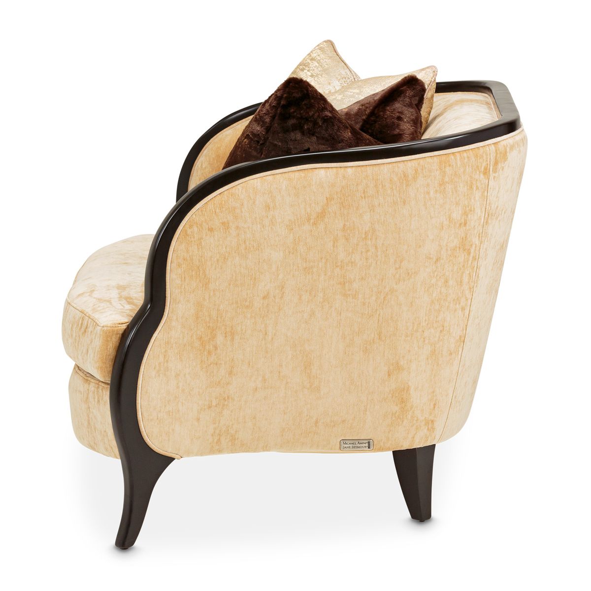 AICO Malibu Crest Chair & A Half in Dark Espresso - Luxury Home Furniture (MI)
