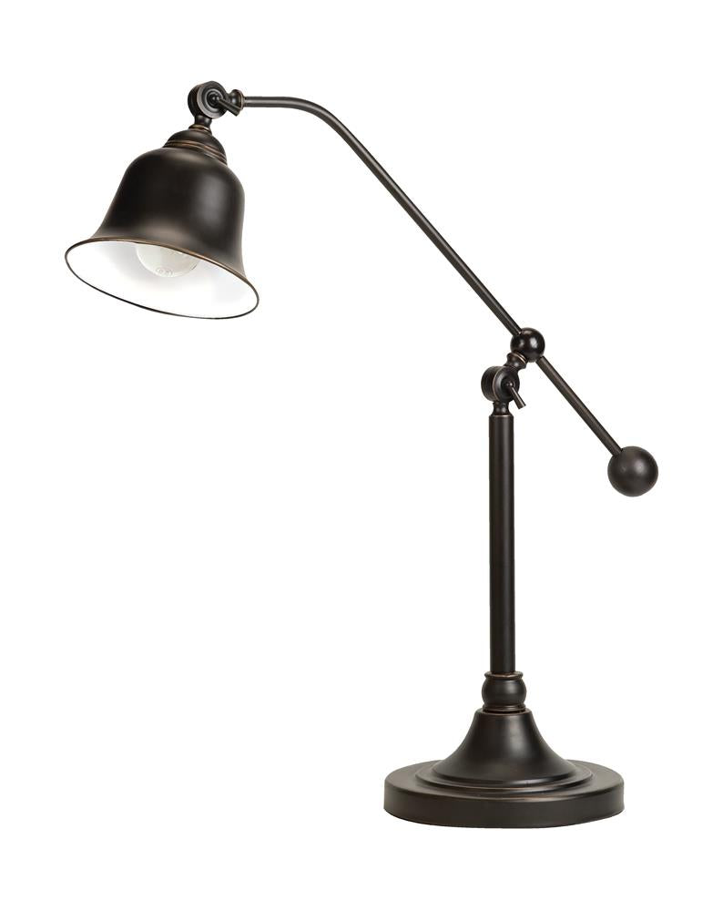 Eduardo Bell Shade Table Lamp Dark Bronze - Luxury Home Furniture (MI)