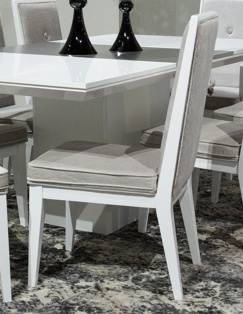 Aico Furniture Horizons Side Chair in Cloud White (Set of 2) - Luxury Home Furniture (MI)